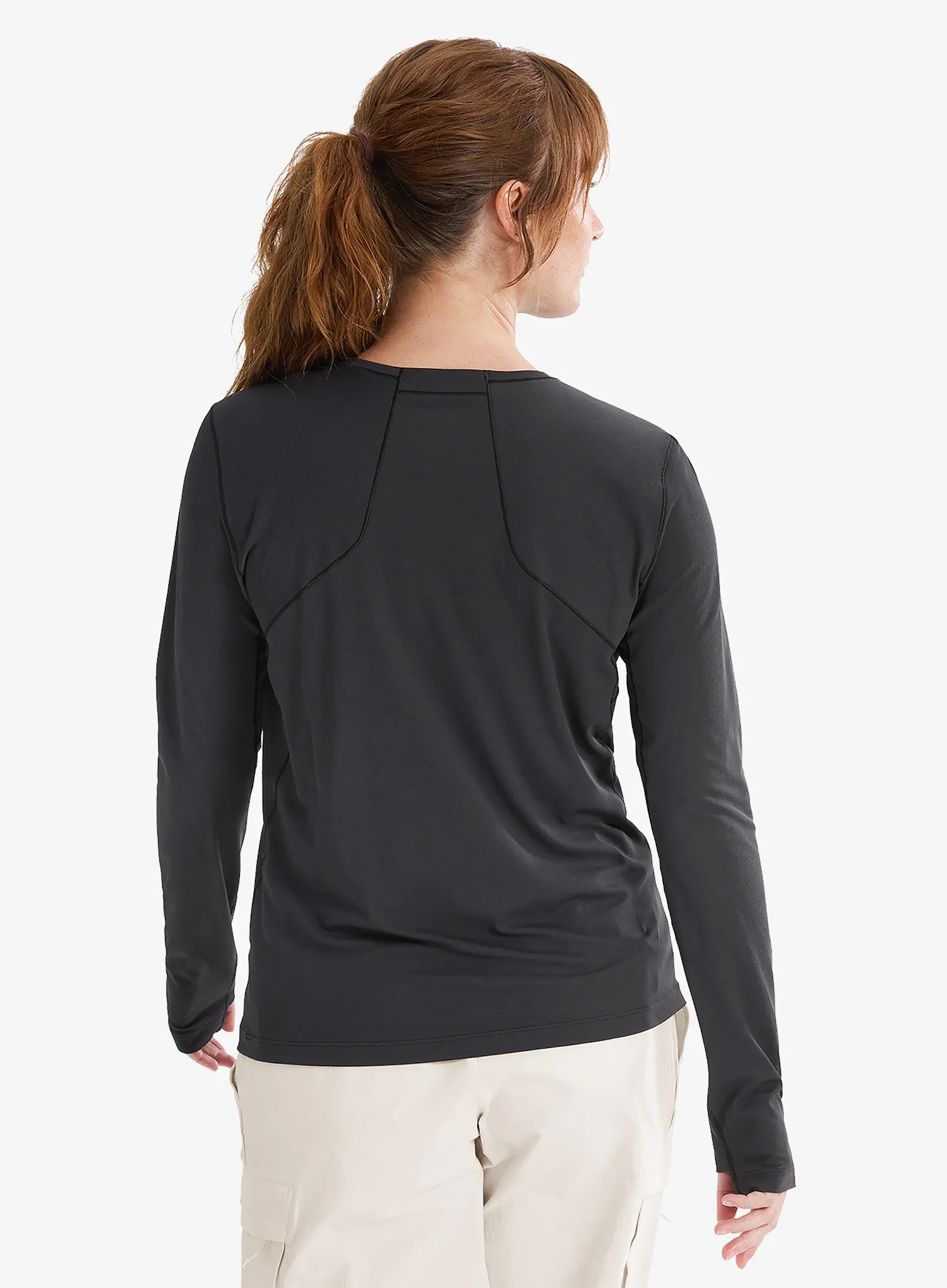 Pullover Damen Arcteryx Sunna Crew LS - black
