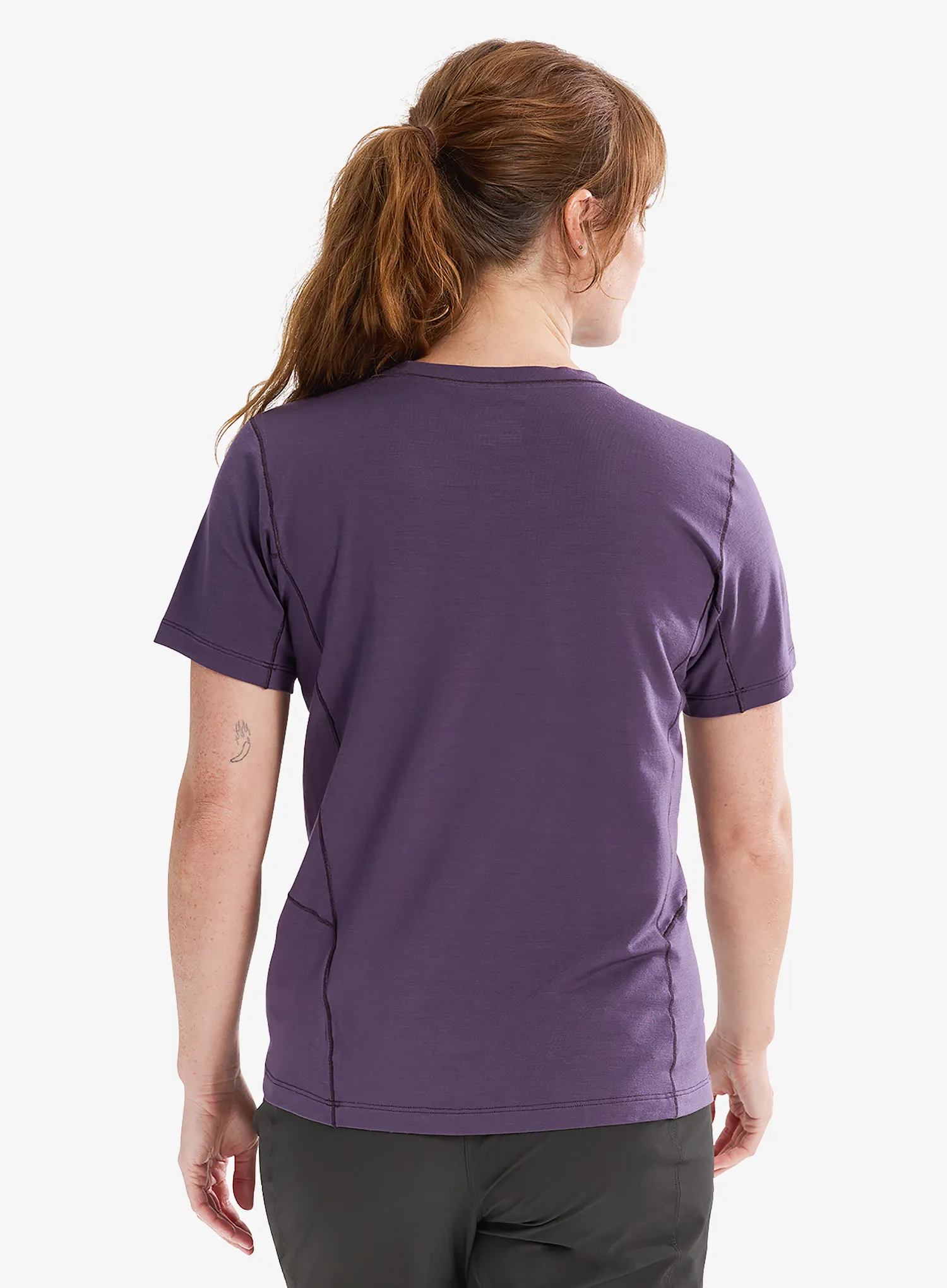 Merinoshirt Damen Arcteryx Lana Merino Wool Crew SS - moondrop