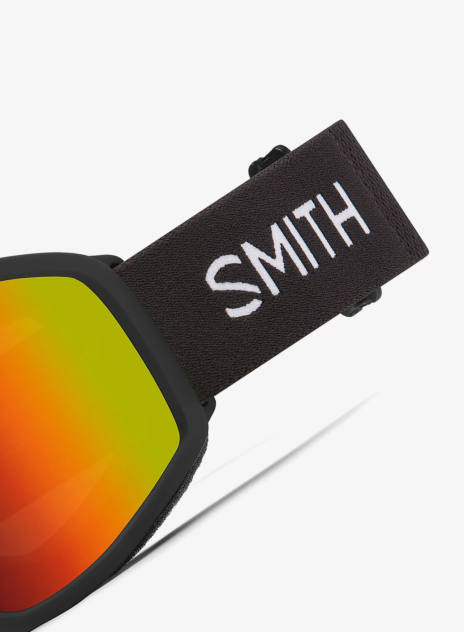 Skibrille Smith Reason OTG - black/red solx mirror antifog