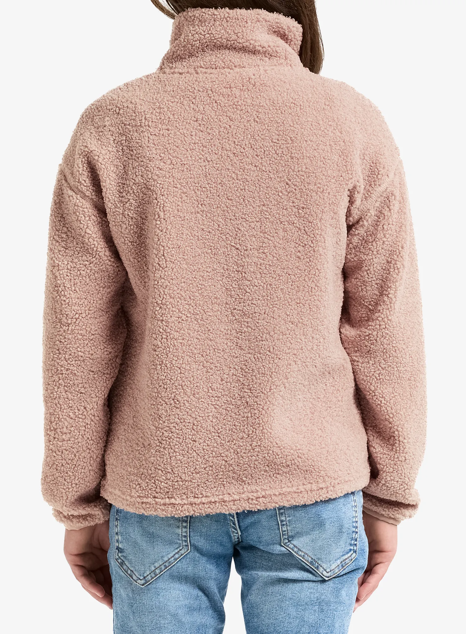 Longsleeve Kinder Didriksons Zir FZ - vintage pink