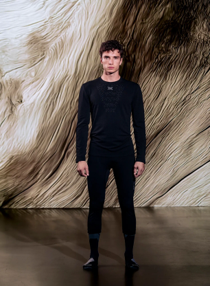 Funktionsshirt Herren Langarm X-Bionic Mightywool Shirt LS - x black
