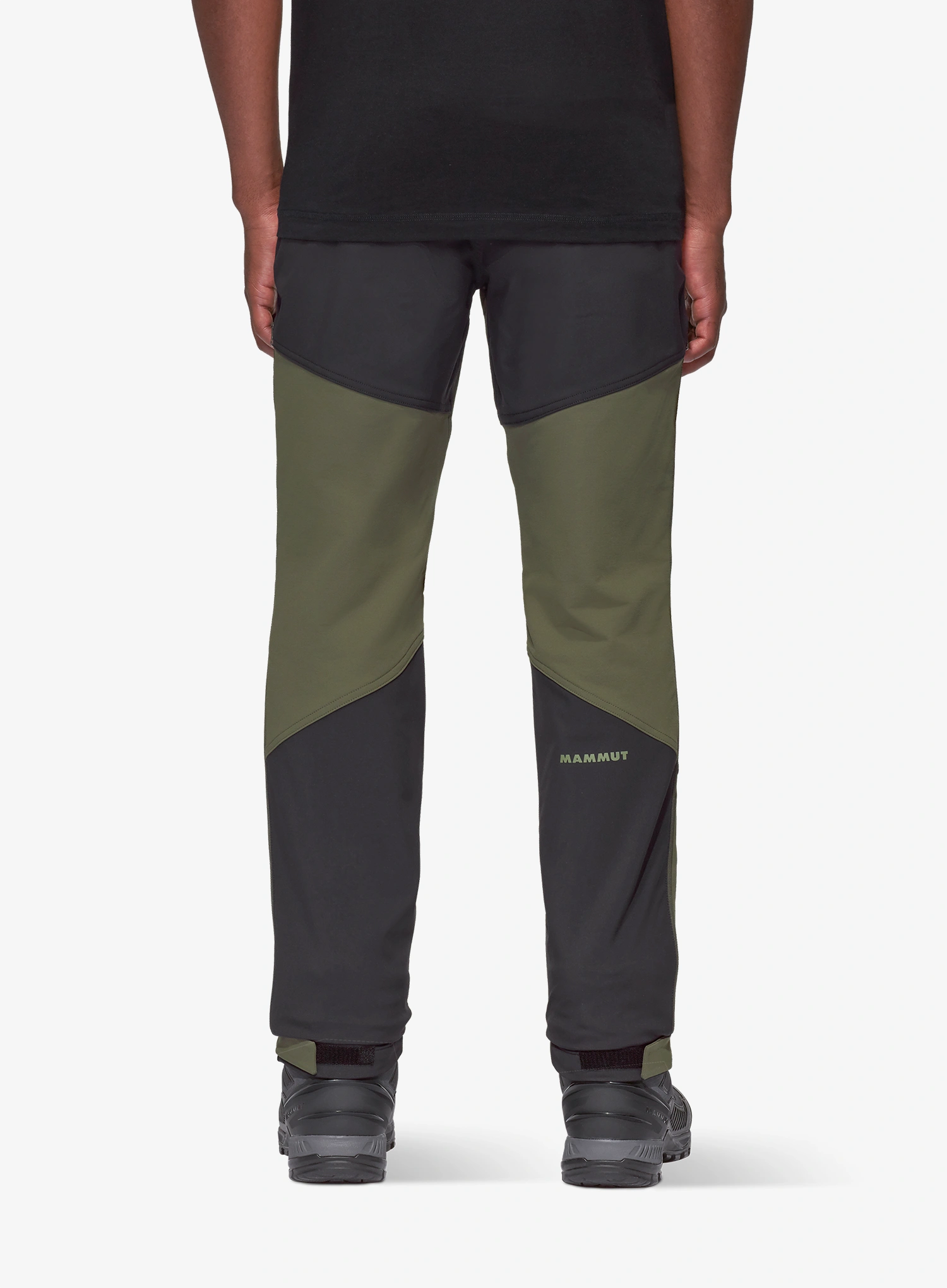Softshellhose Mammut Zinal Guide SO Hybrid Pants - dark marsh/black