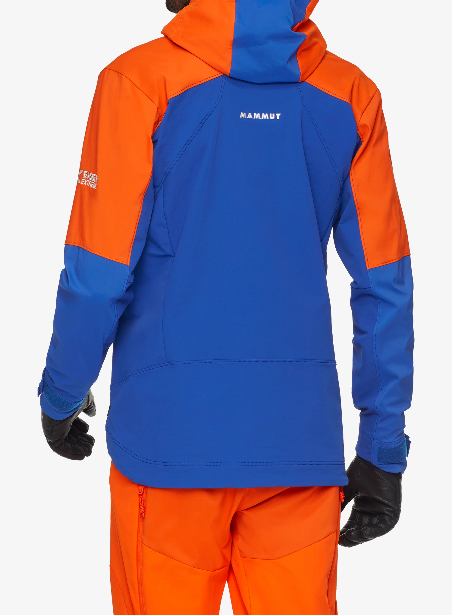 Regenjacke Mammut Eiger Nordwand Pro SO Hooded Jacket - eiger blue/eiger orange