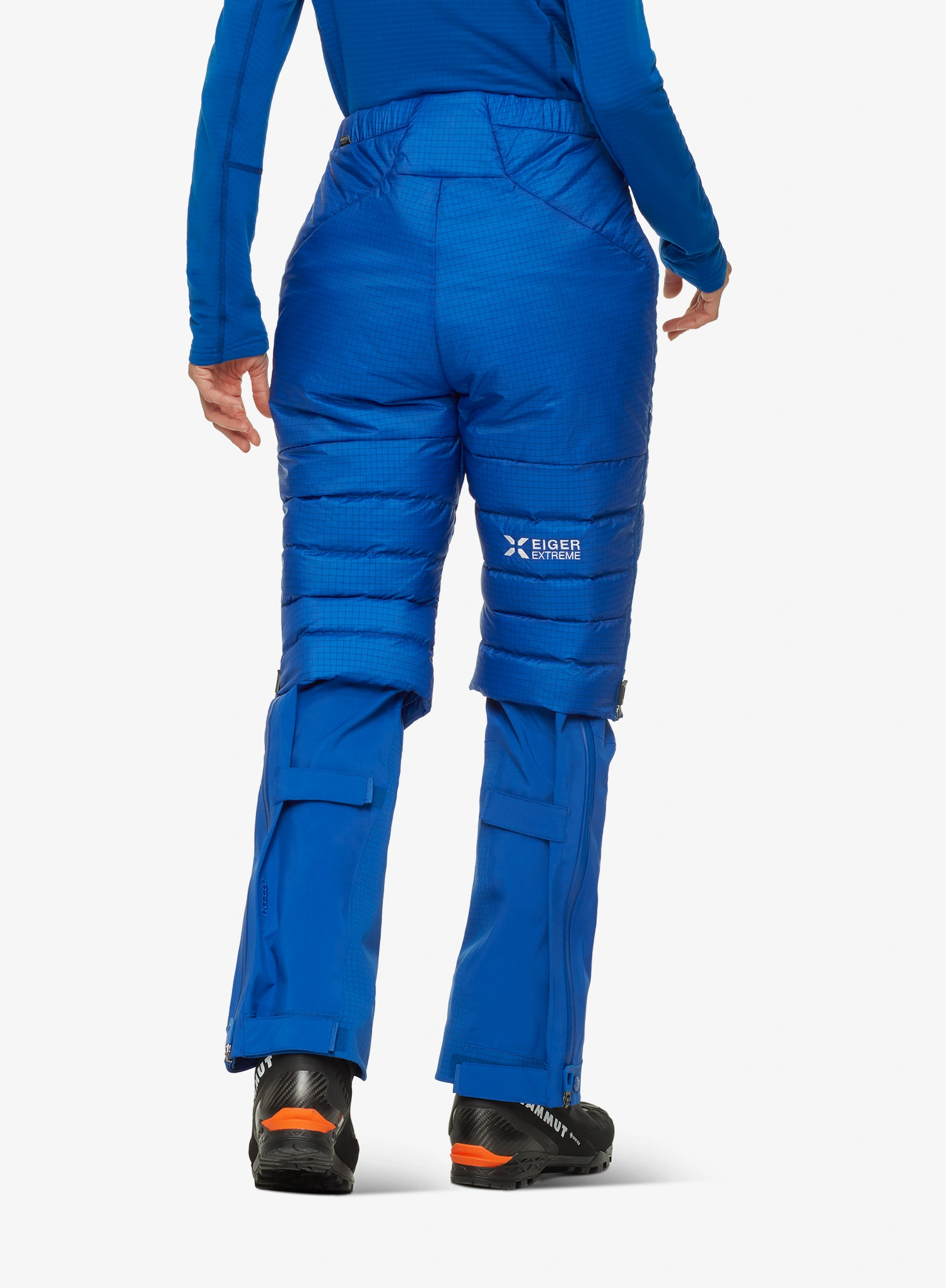 Kurze Hosen Damen Mammut Eiger Nordwand Light Down IN Shorts - eiger blue