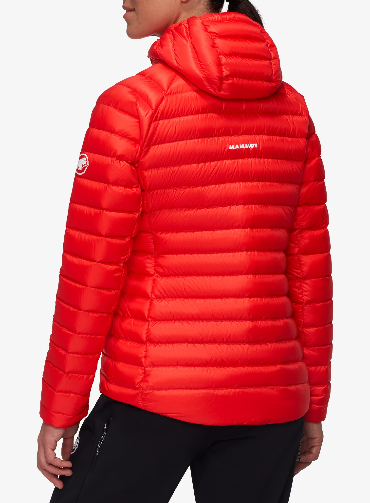 Daunenjacke Damen Mammut Broad Peak IN Hooded Jacket - mammut red/red