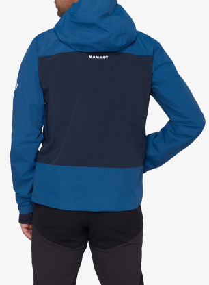 Regenjacke Mammut Crag HS Hooded Jacket - tschiel/marine