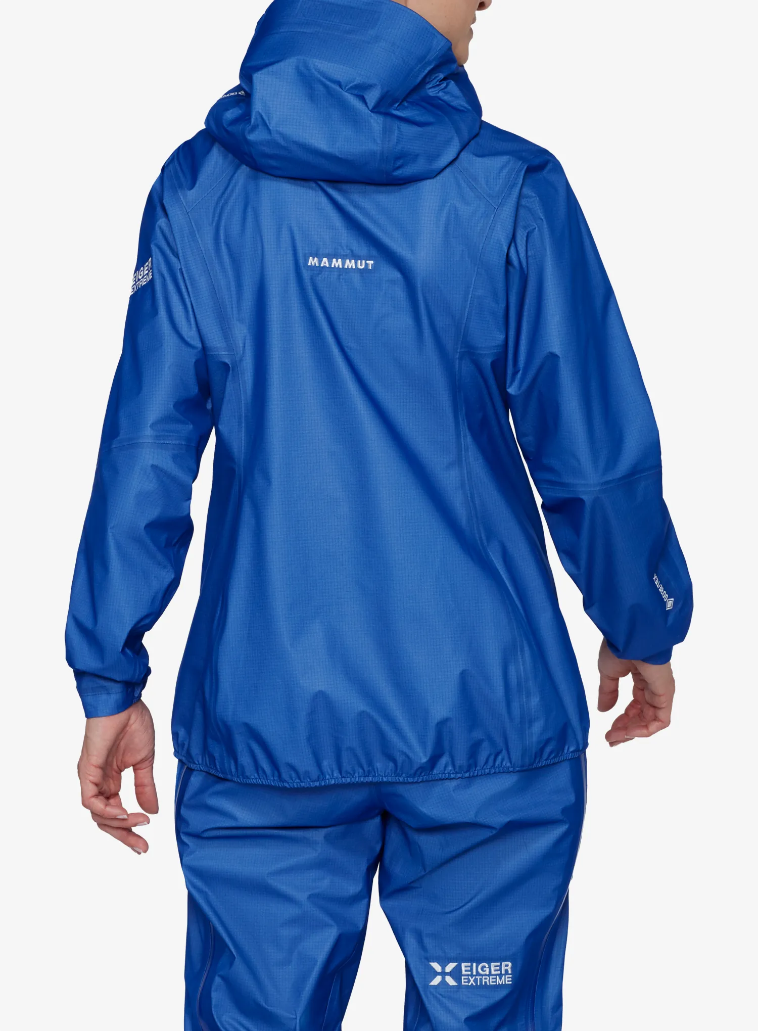 GORE-TEX Regenjacke Damen Mammut Eiger Nordwand Light HS Hooded Jacket - eiger blue