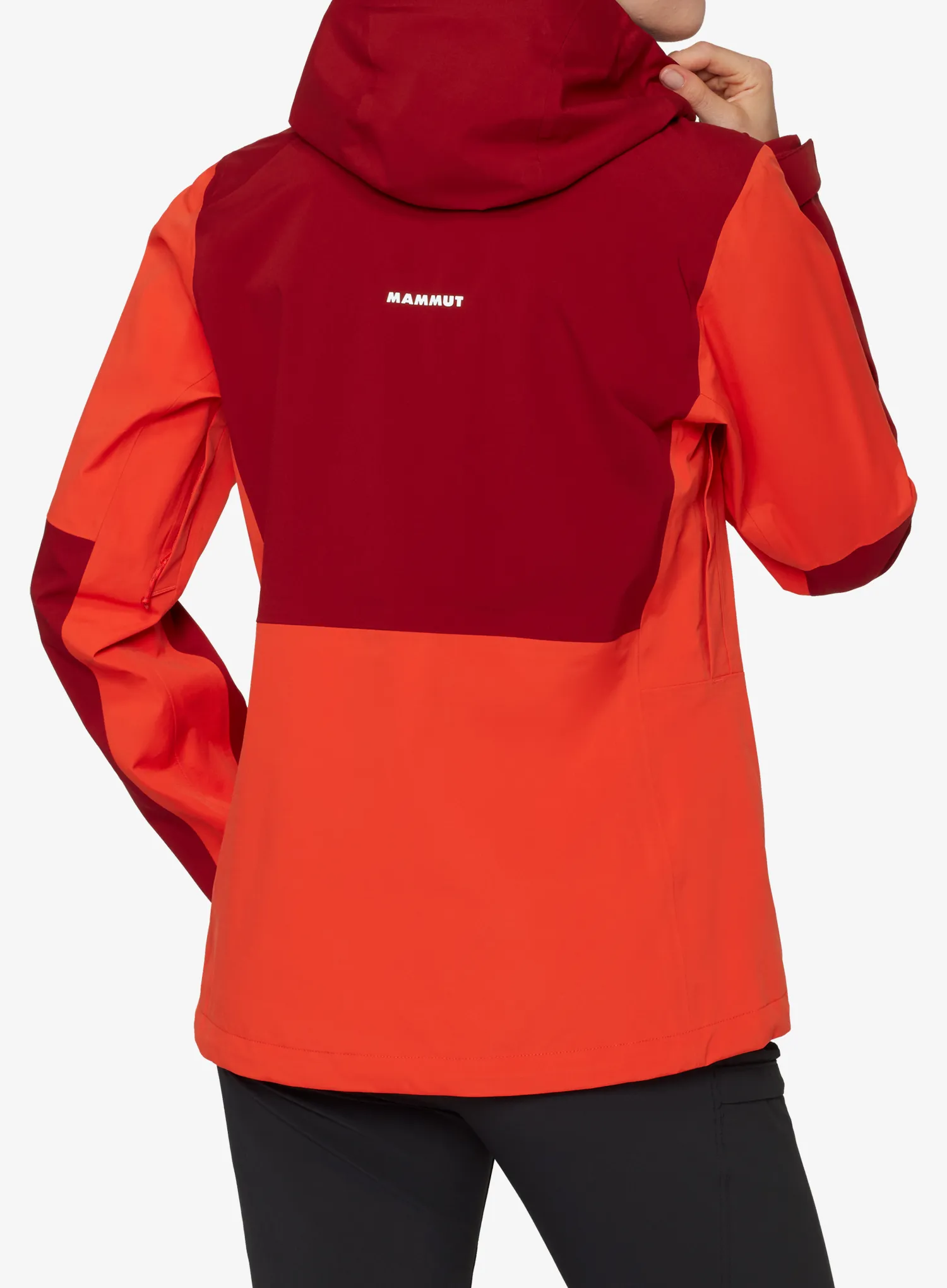 Jacke Damen Mammut Linard Guide HS Hooded Jacket - mammut red/dark red