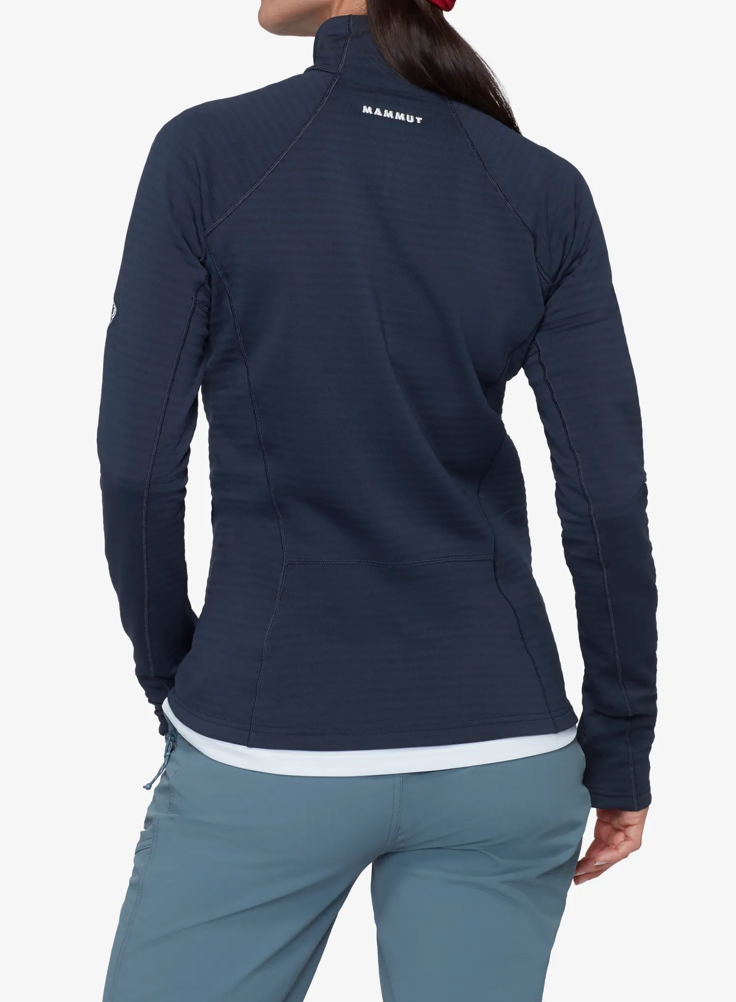 Pullover mit Reißverschluss Damen Mammut Taiss ML Jacket - marine