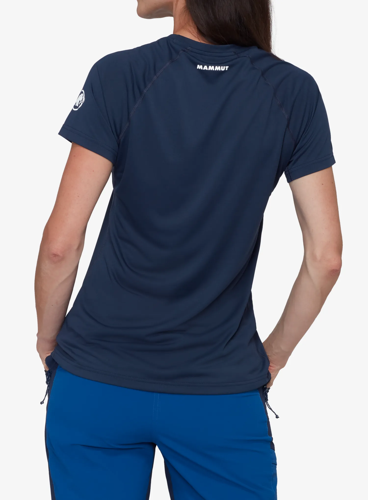 Klettershirt Damen Mammut Ducan FL T-Shirt - marine