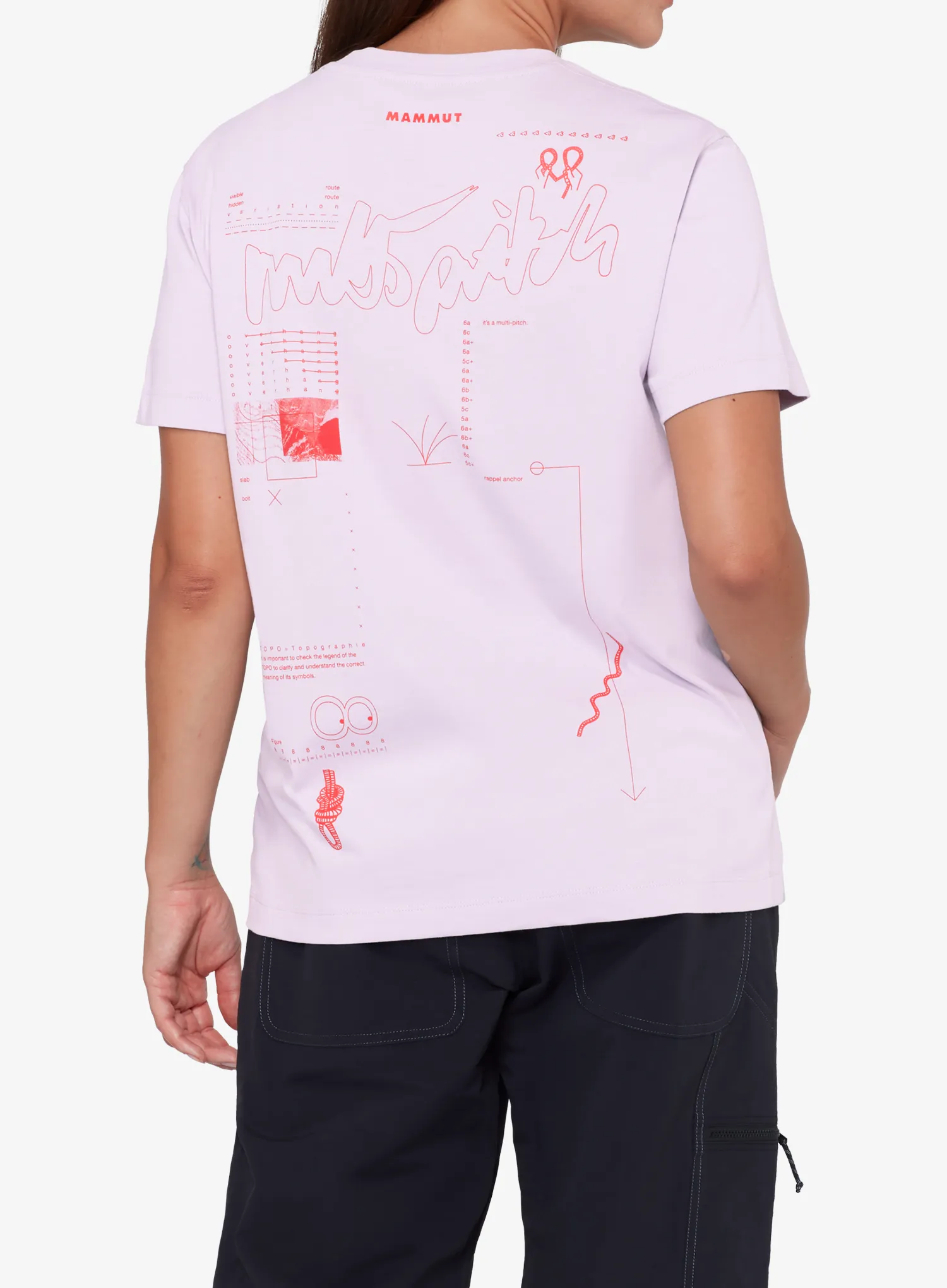 Klettershirt Damen Mammut Mammut Base T-Shirt Multi-Pitch - alpine calamint