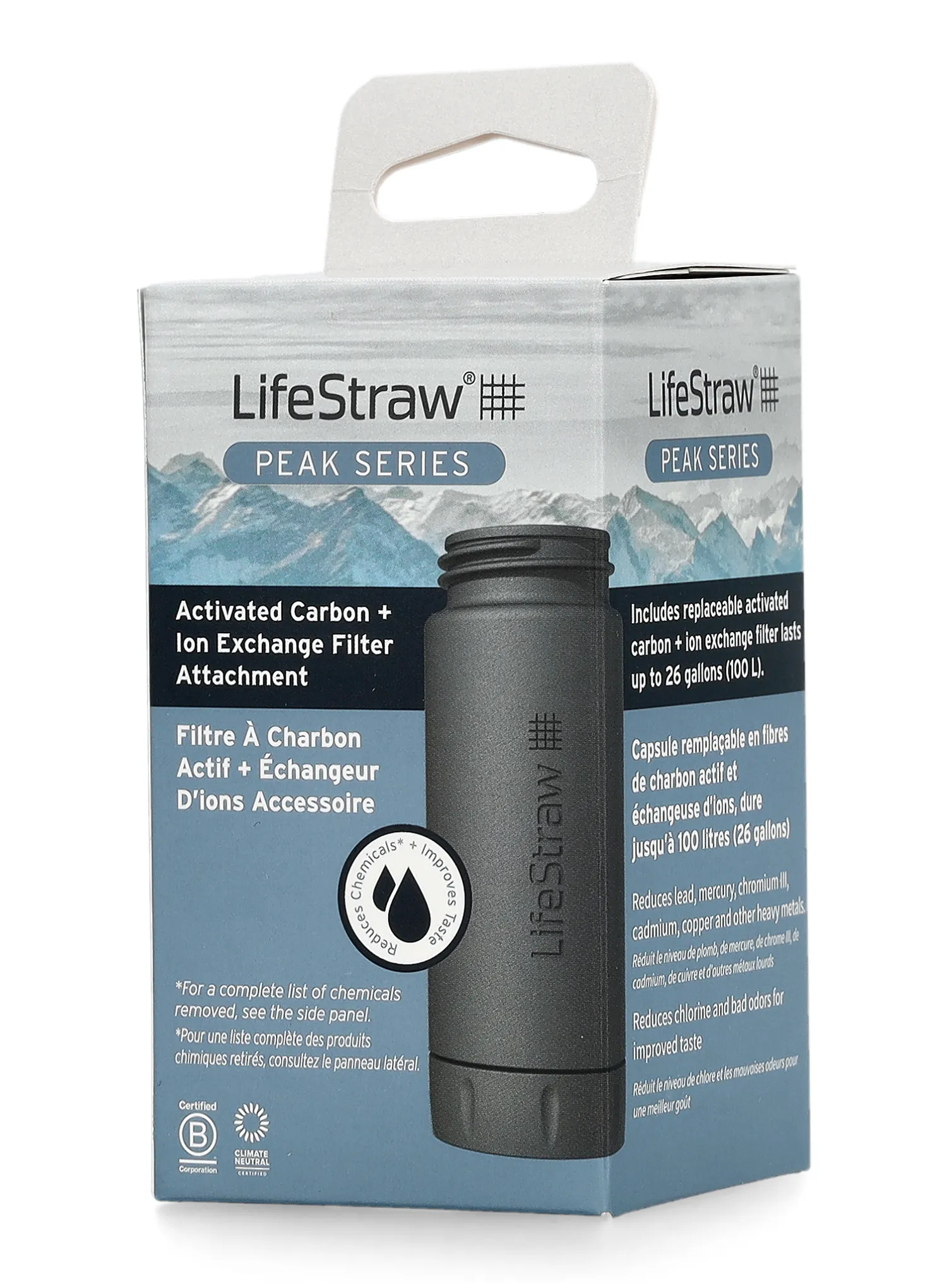 Wasserfilter Lifestraw Peak Series - Activated Carbon Filter Attachment