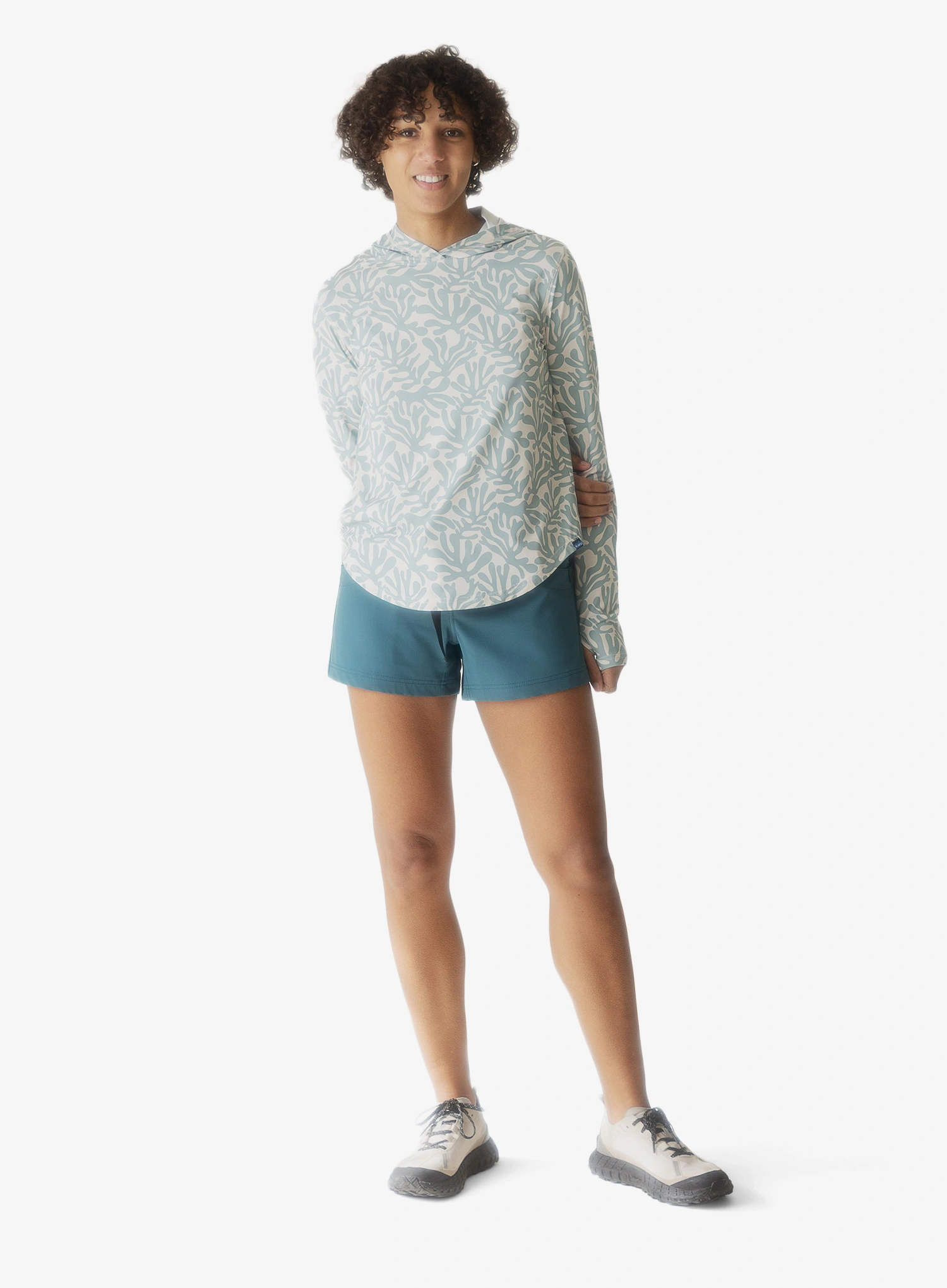 Kapuzenpullover Damen Kavu Sunlite Hoodie - mystic garden