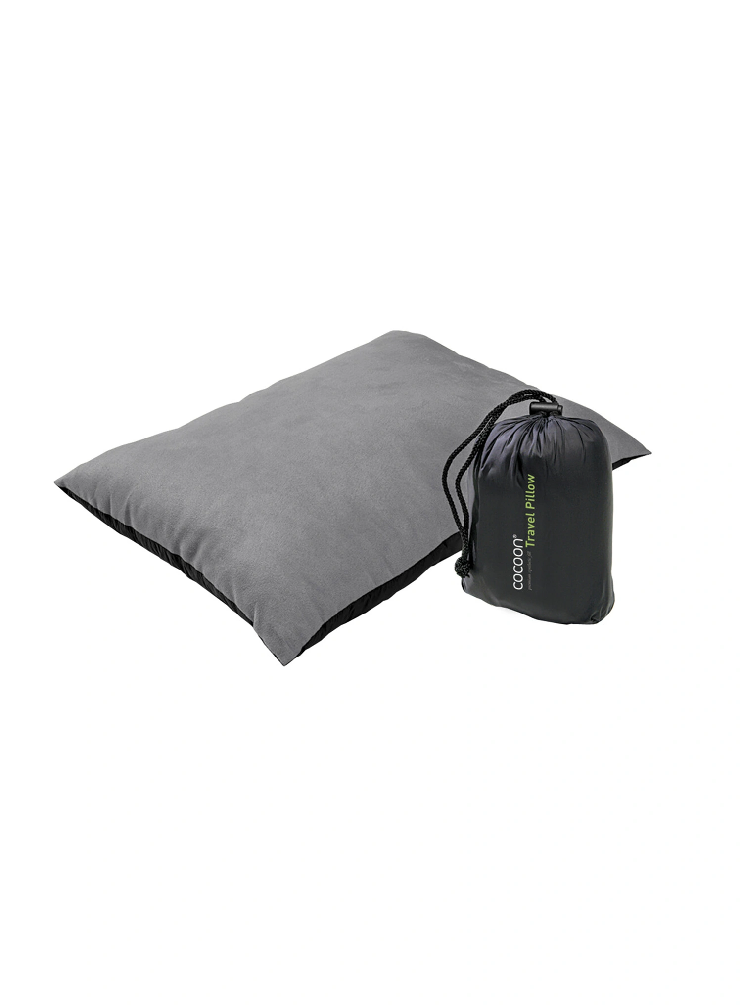 Kissen Cocoon Synthetic Travel Pillow S - charcoal/smoke grey