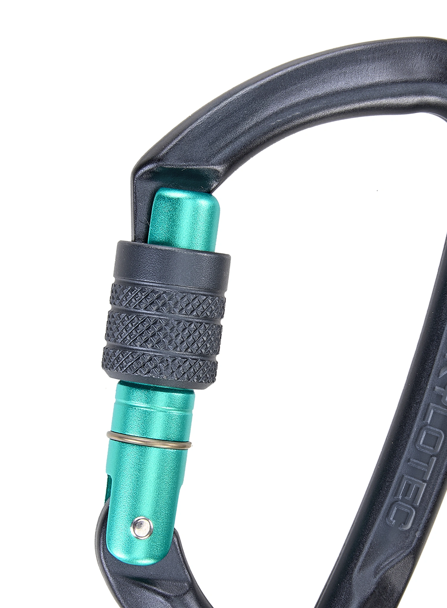 Karabiner SKYLOTEC Lime SG - anthracite/aquamarine