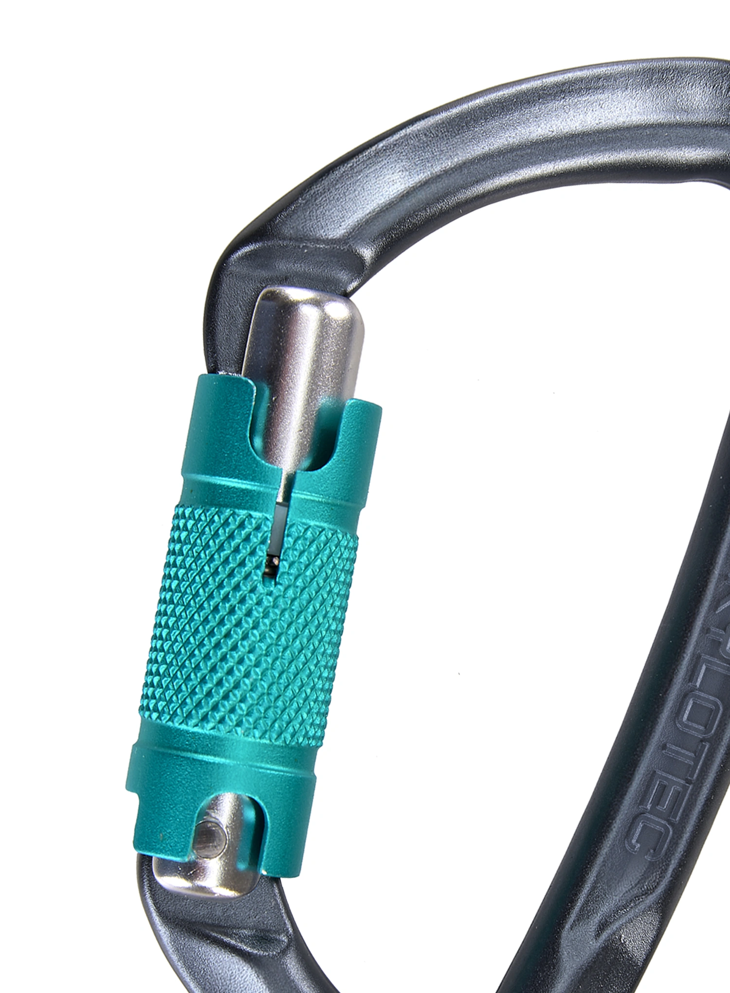 Karabiner SKYLOTEC Lime WG - anthracite/aquamarine