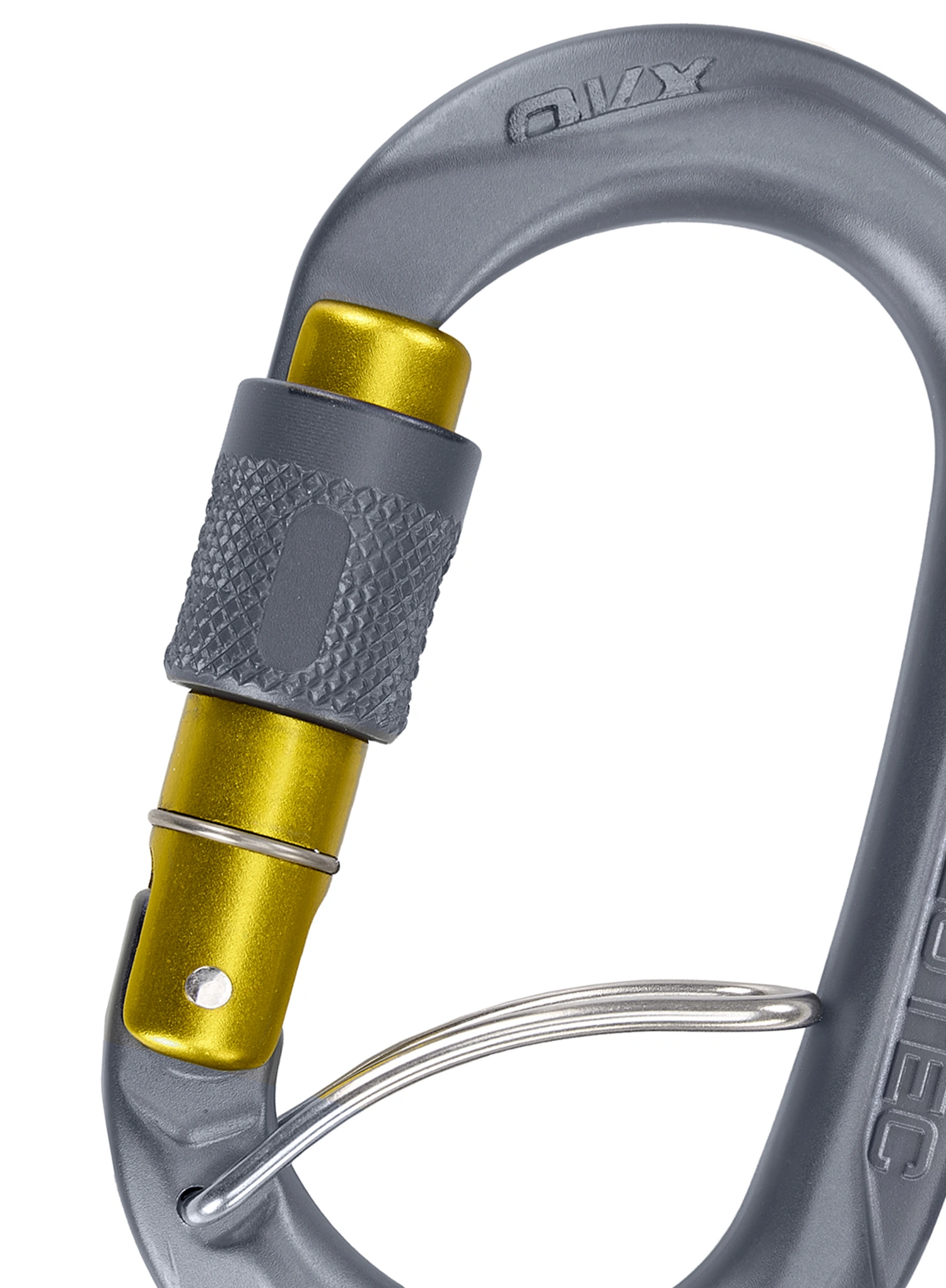 Karabiner SKYLOTEC Ovx SGL - anthracite/mustard