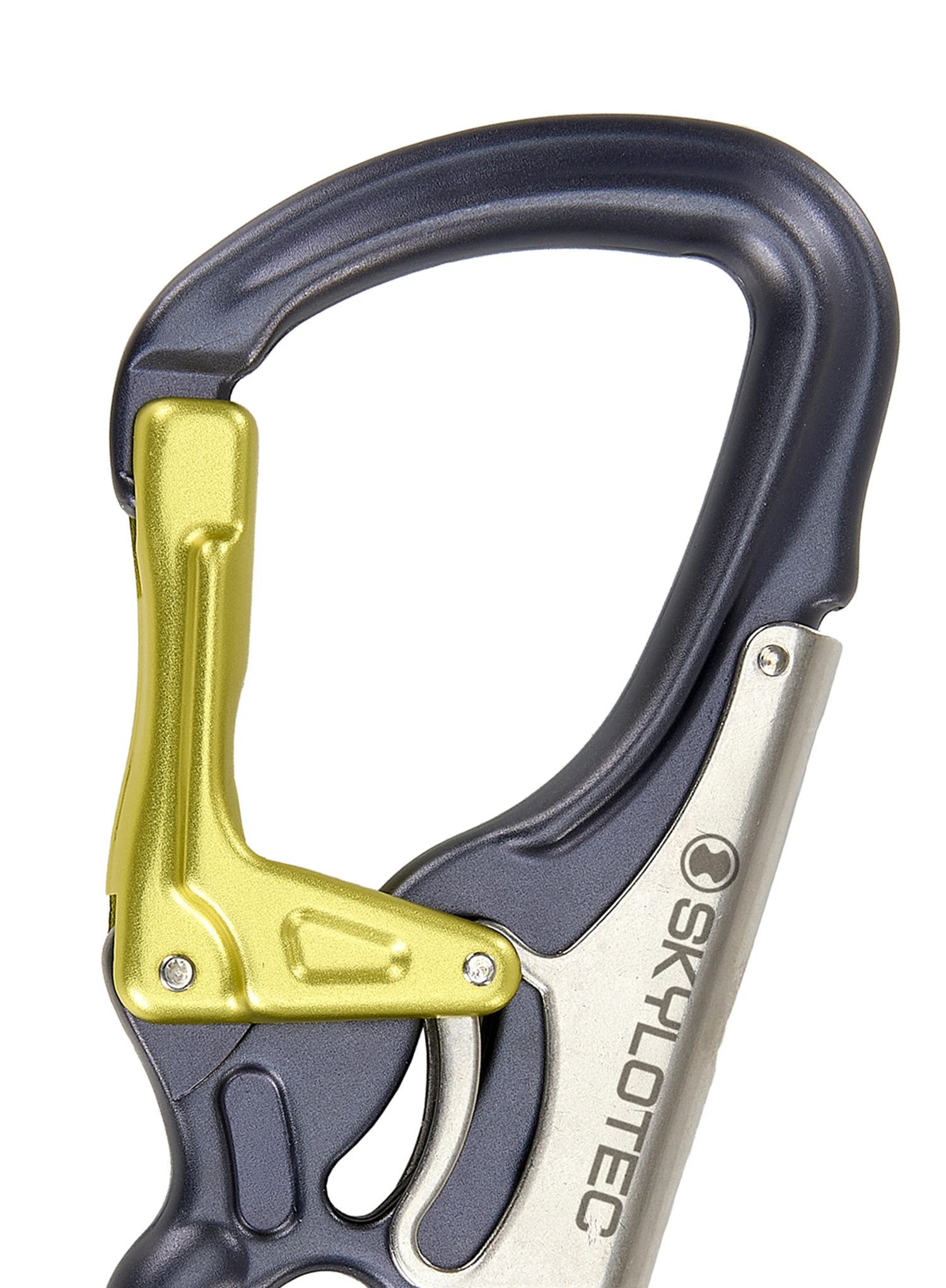 Klettersteig-Karabiner SKYLOTEC K-Advance - anthracite/mustard