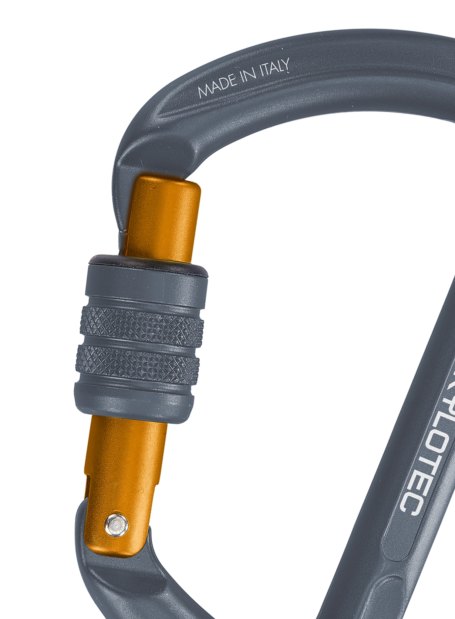 Klettersteig-Karabiner SKYLOTEC K-Classic - anthracite/mustard