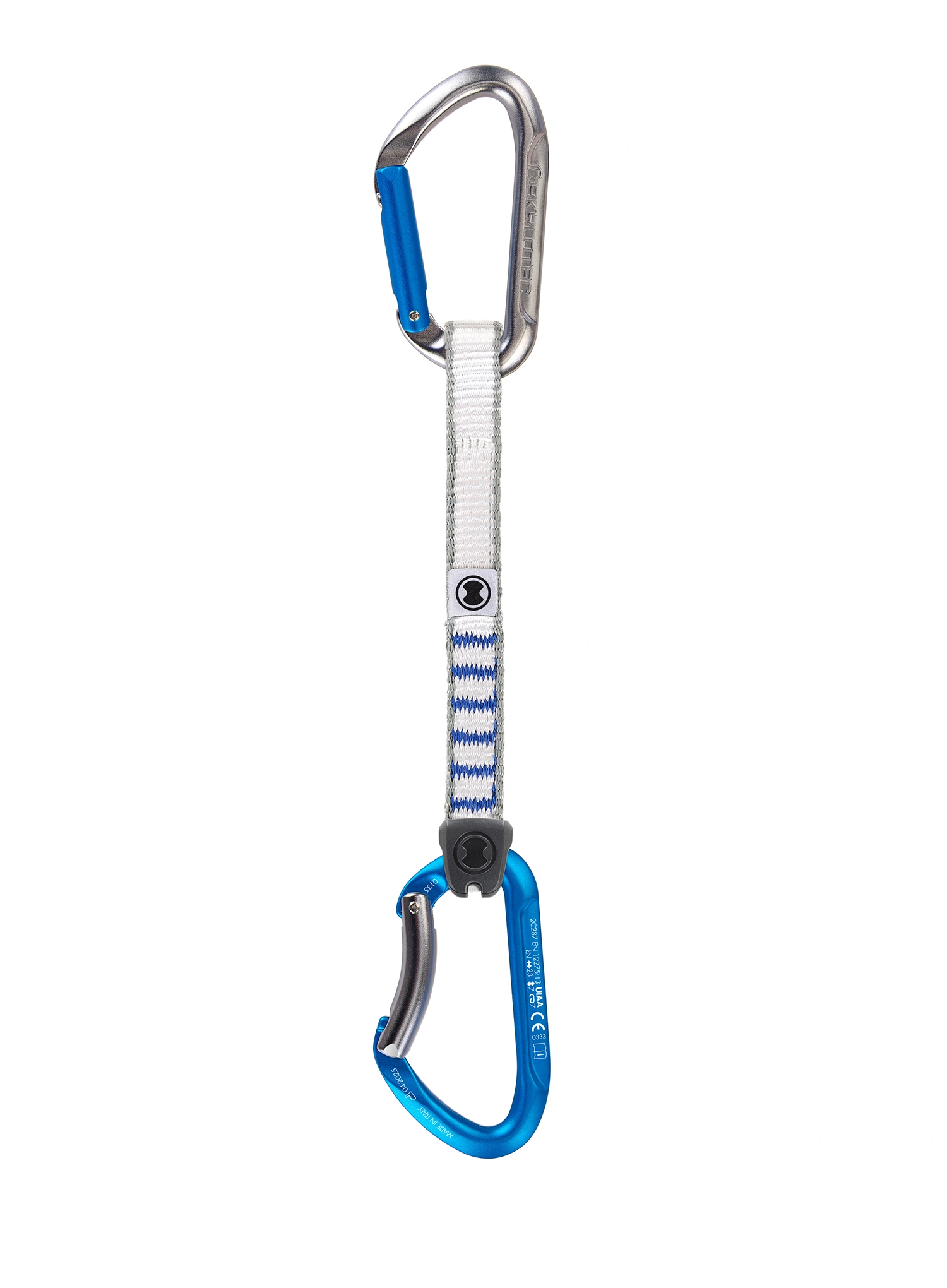 Express-Sets SKYLOTEC Salto NY - 6 Pack 17 cm - titanium/electricblue