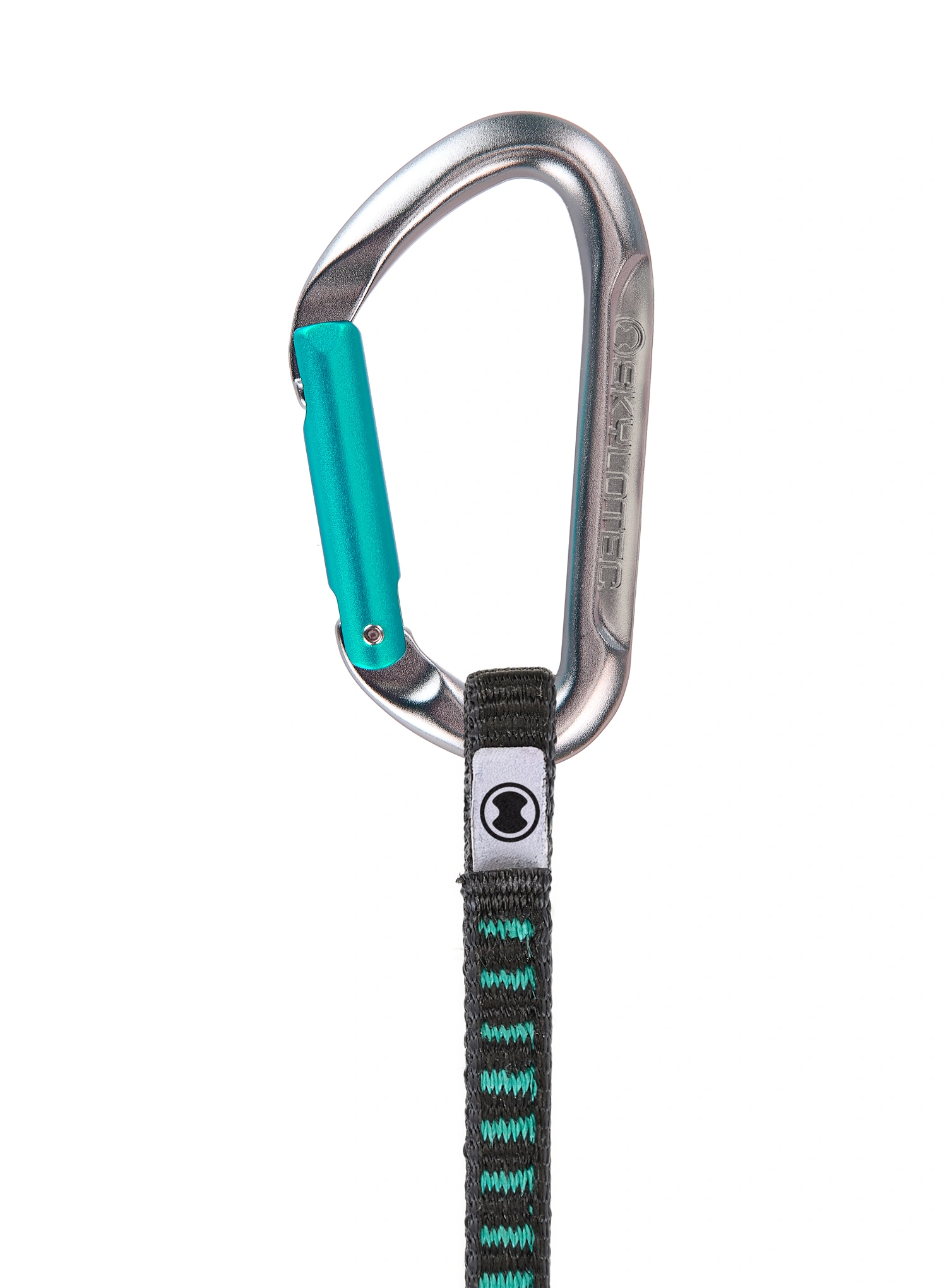 Express-Set SKYLOTEC Salto UL 12 cm - titanium/aquamarine