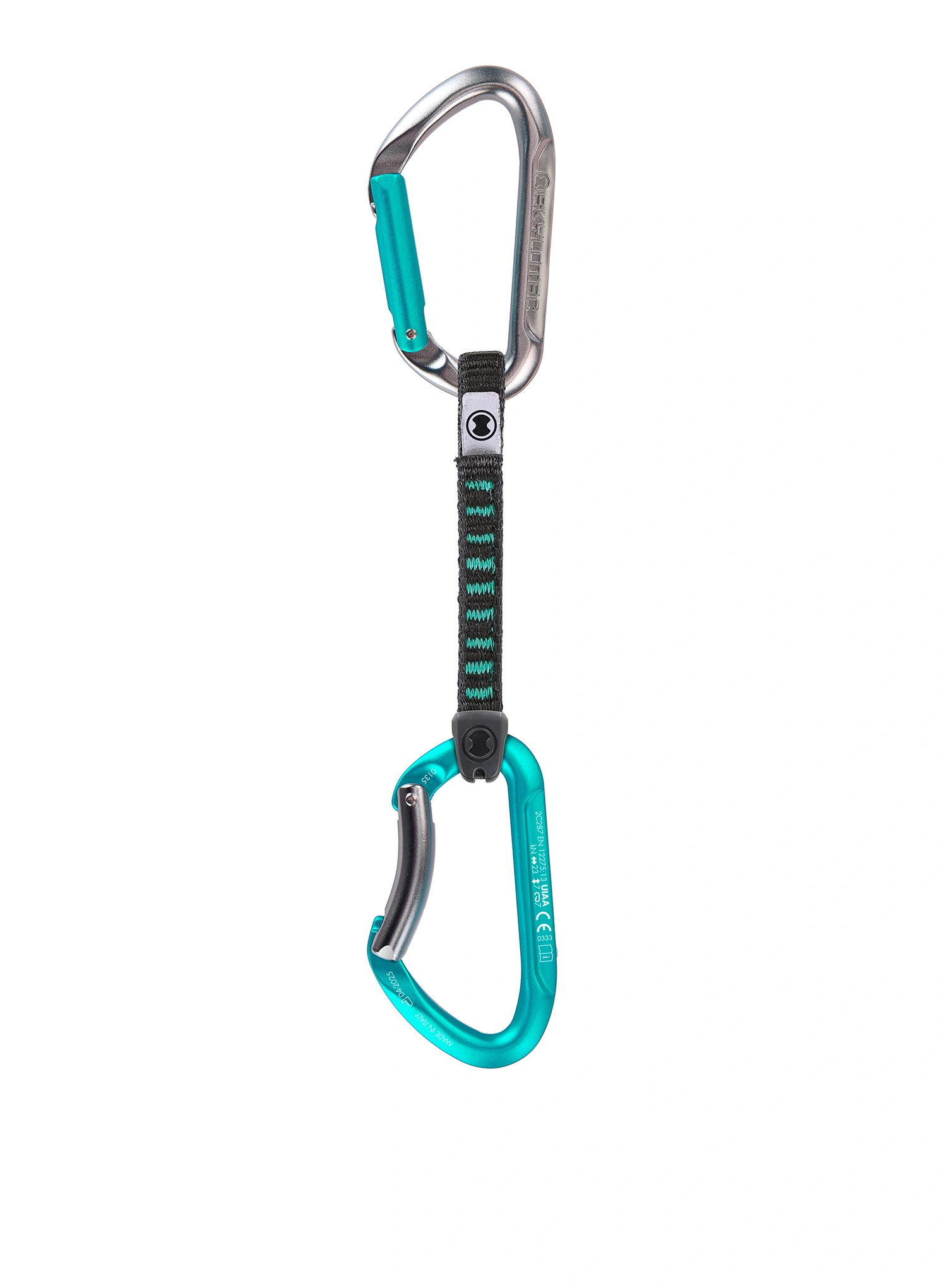 Express-Sets SKYLOTEC Salto UL - 6 Pack 12 cm - titanium/aquamarine