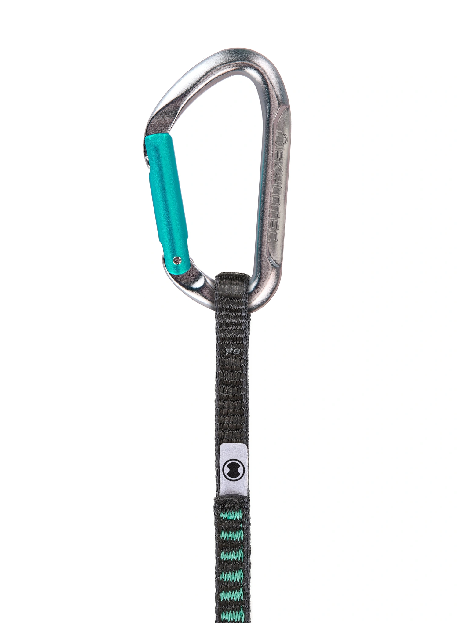 Express-Set SKYLOTEC Salto UL 17 cm - titanium/aquamarine