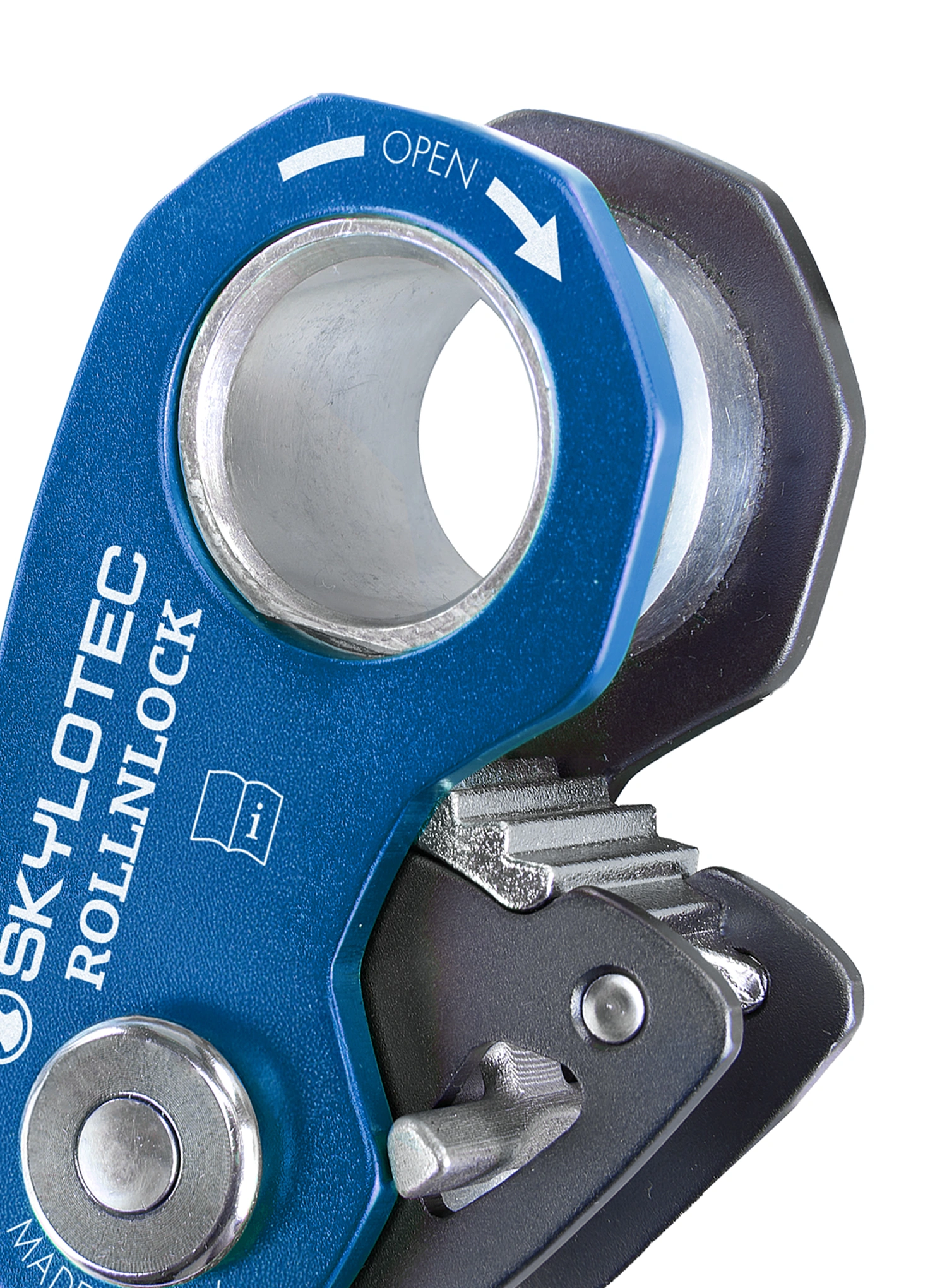 Seilrolle SKYLOTEC Rollnlock - anthracite/electricblue