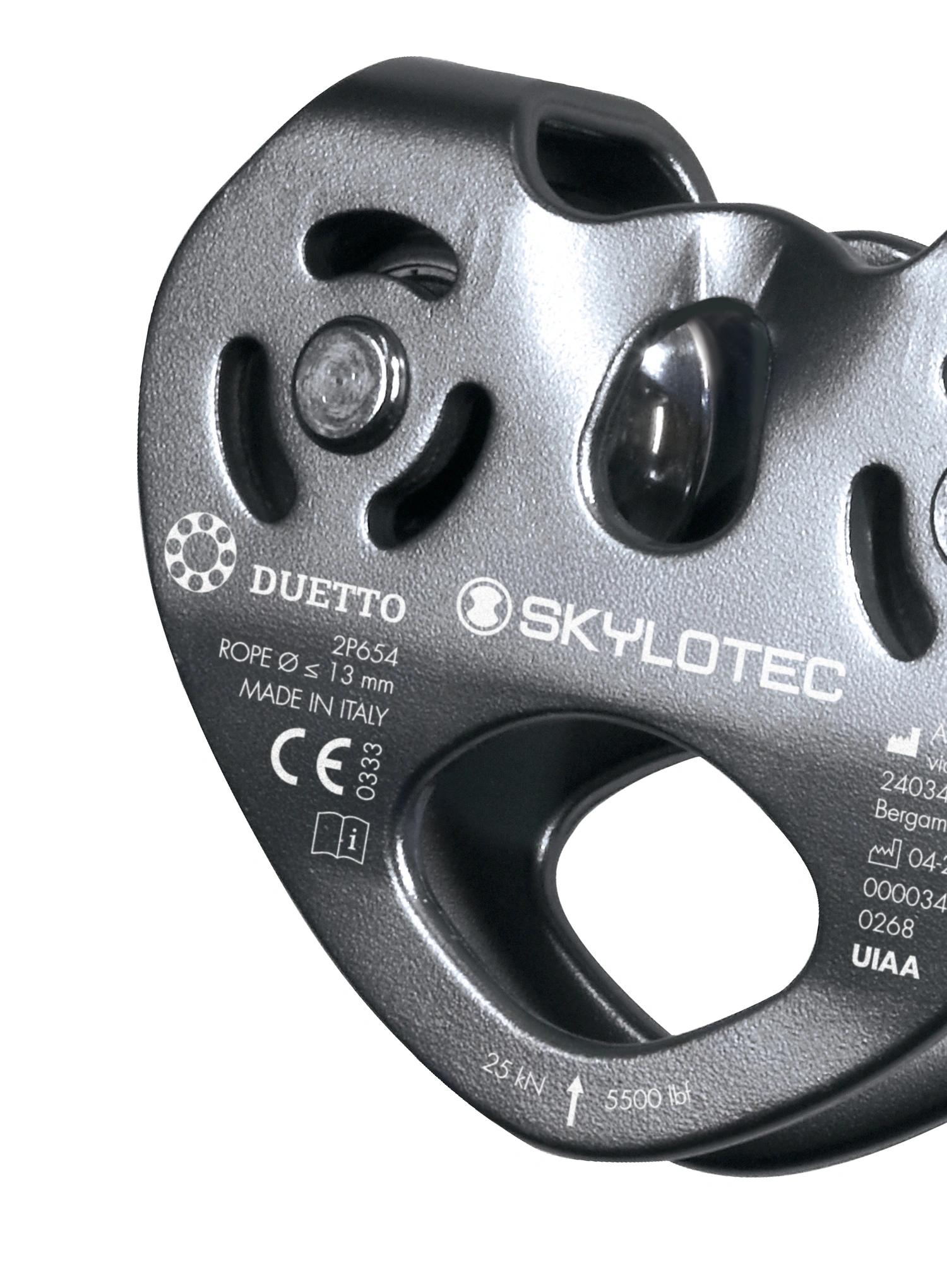 Doppel-Seilrolle SKYLOTEC Duetto - grey