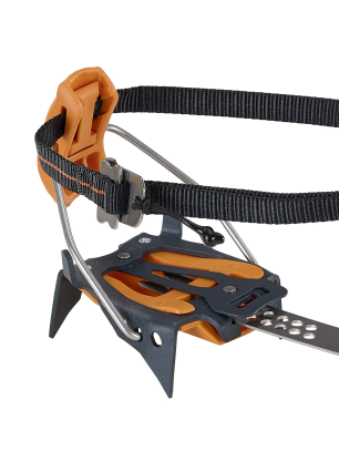 Halbautomatische Steigeisen SKYLOTEC Raide Semiautomatic - grey/orange
