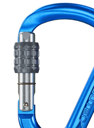 Karabiner SKYLOTEC Tondo SG - electricblue/titanium