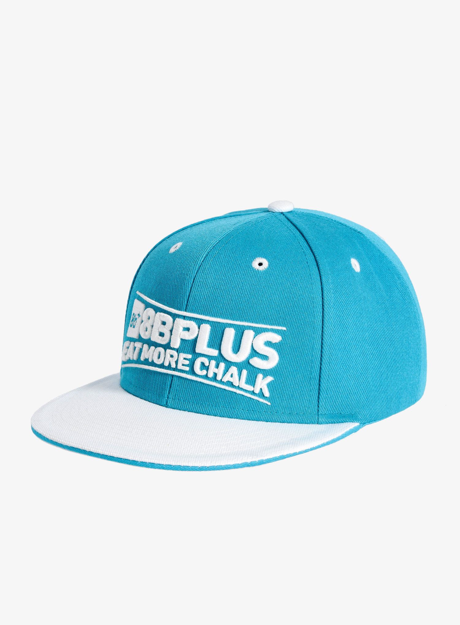 Cap 8B+ Snapback Cap Eat More Chalk - blue/white