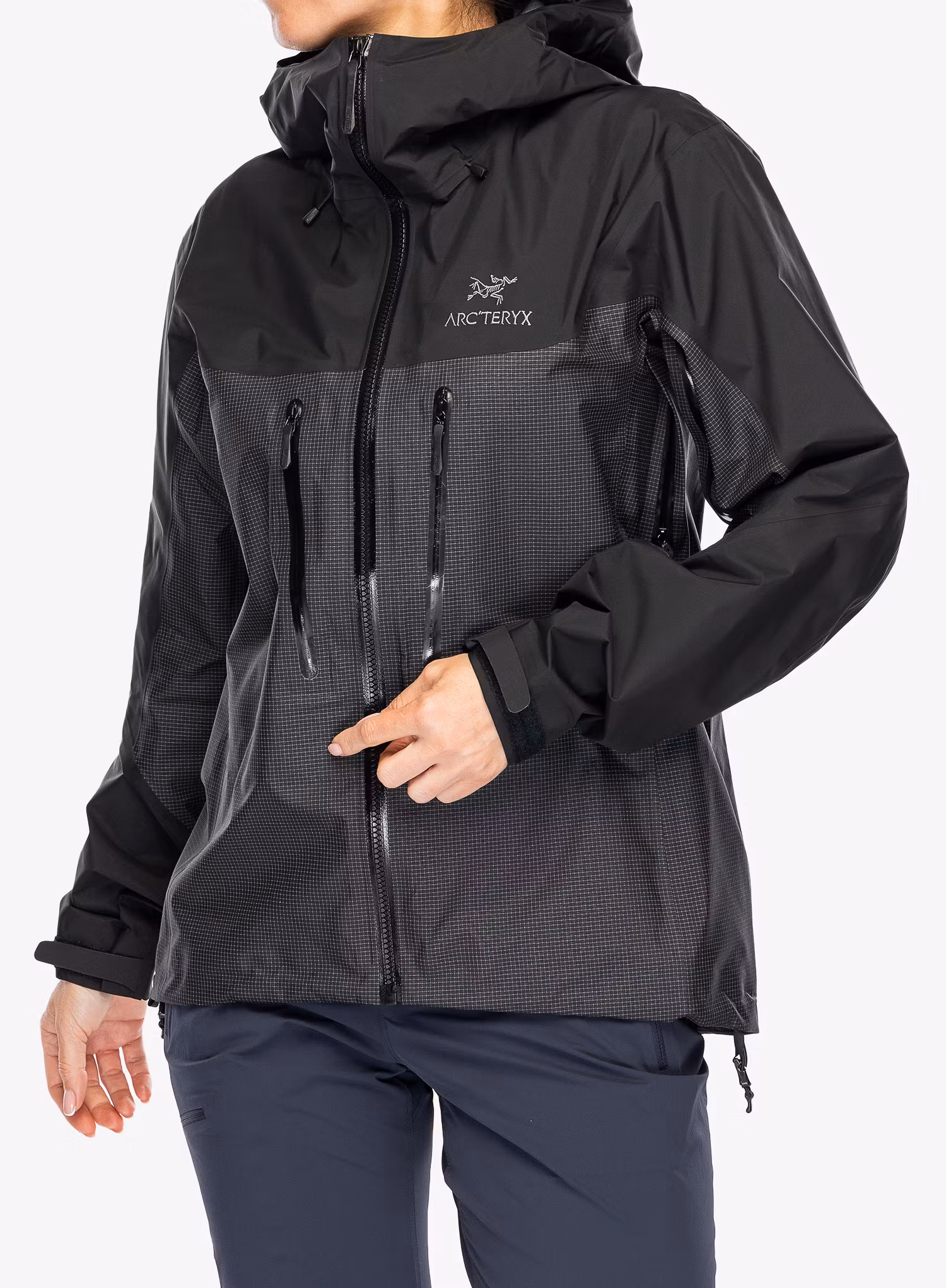 Regenjacke Damen Arcteryx Alpha Jacket - black
