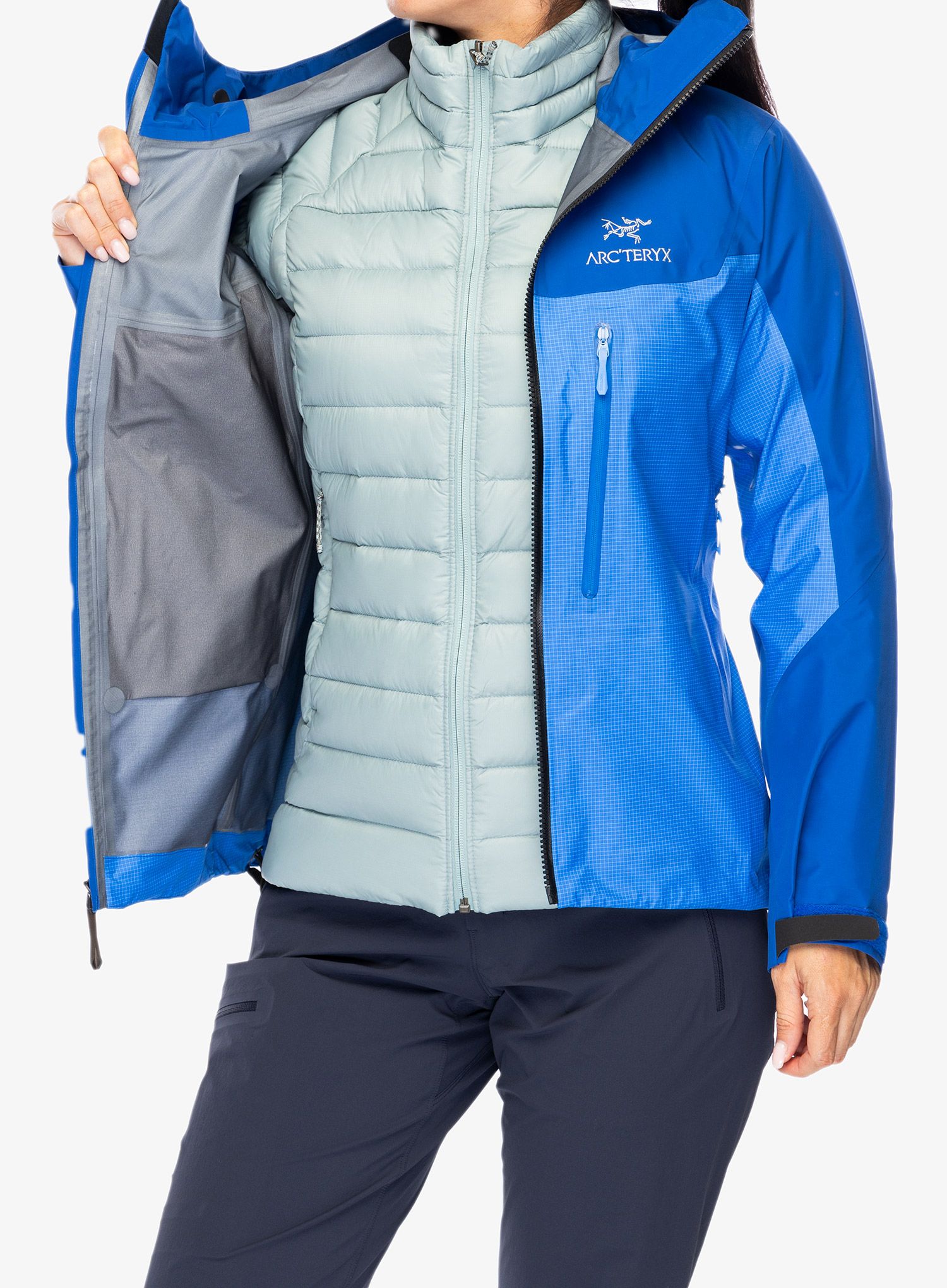 Regenjacke Damen Arcteryx Alpha Jacket - vitality/lt vitality