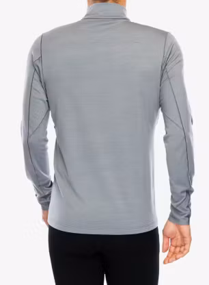 Funktionsshirt Herren Langarm Arcteryx Rho Merino Wool Zip Neck - void