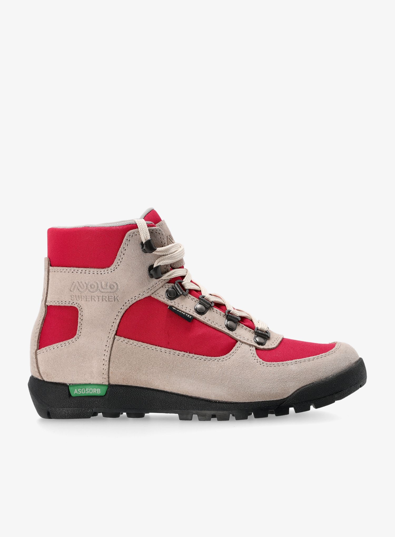 Outdoorschuhe Damen Asolo Supertrek GTX - earthbeige/chilired