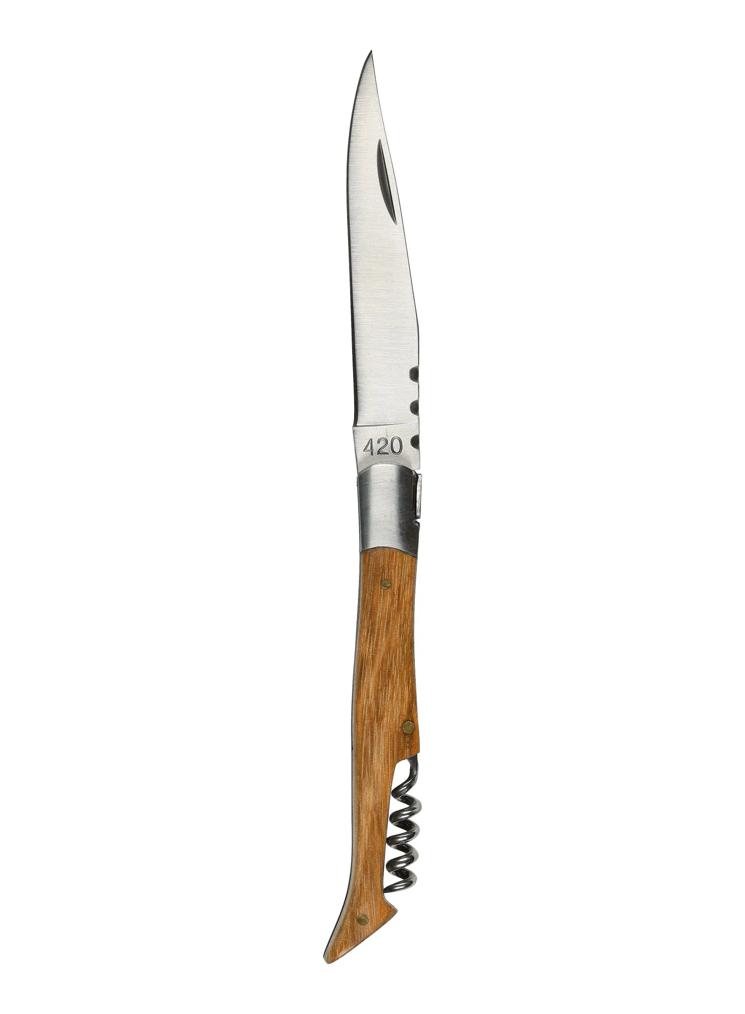 Klappmesser Baladeo Tradition 12 cm - zebrano/kork