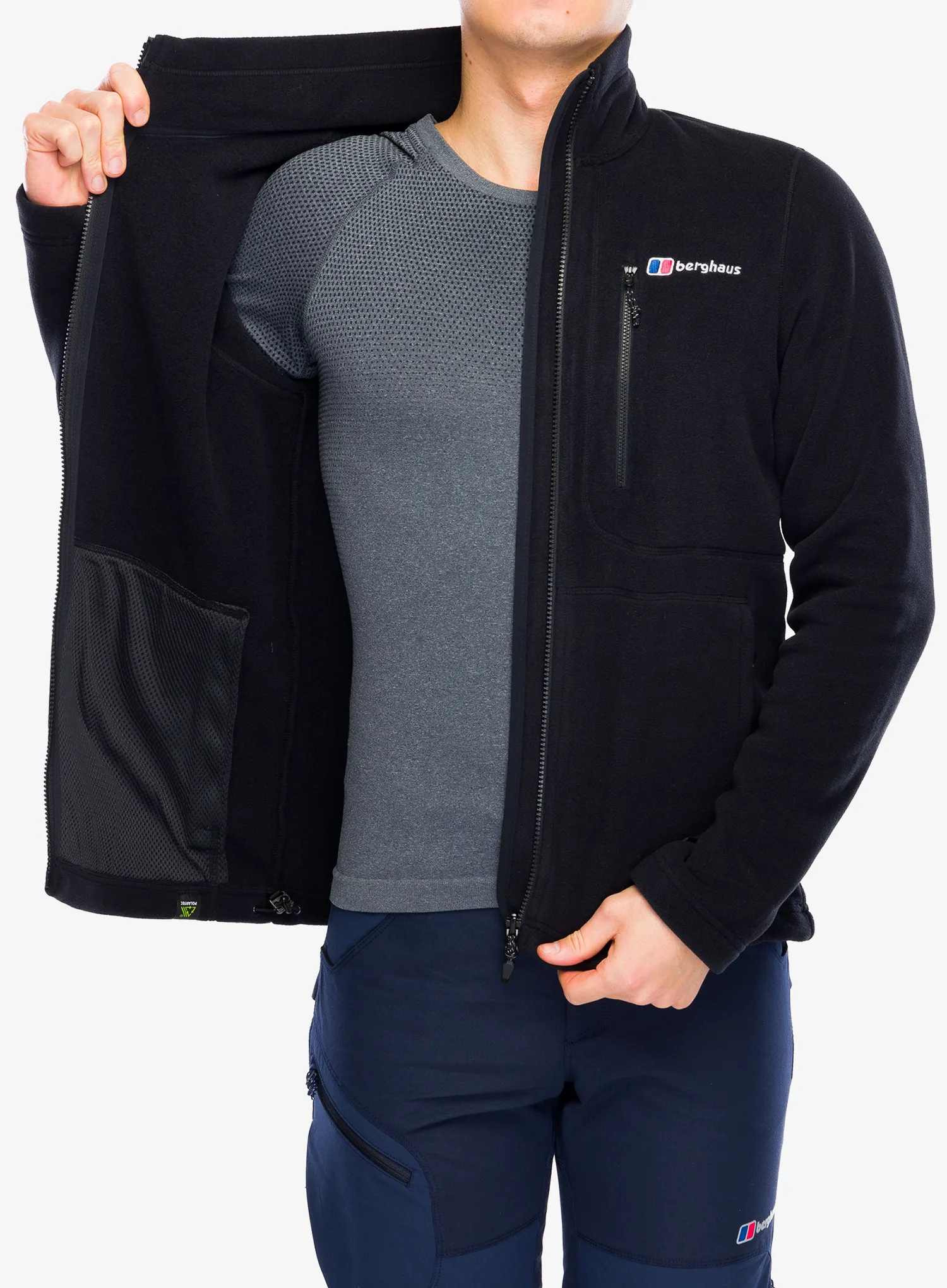 Fleecepullover Berghaus Activity PT InterActive - black/black