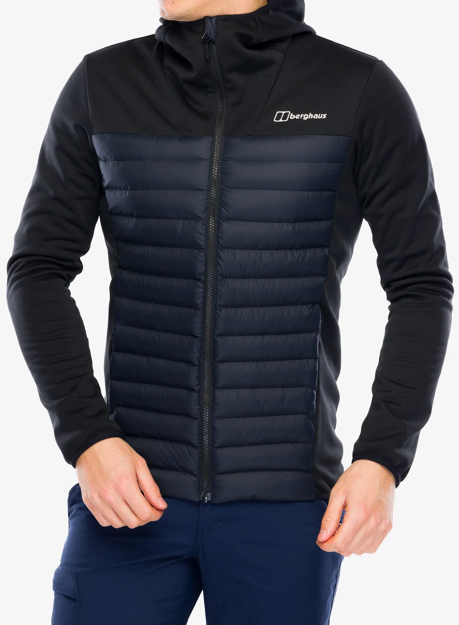 Hybridjacke Berghaus Vaskye Hooded Hybrid Jacket - black/black
