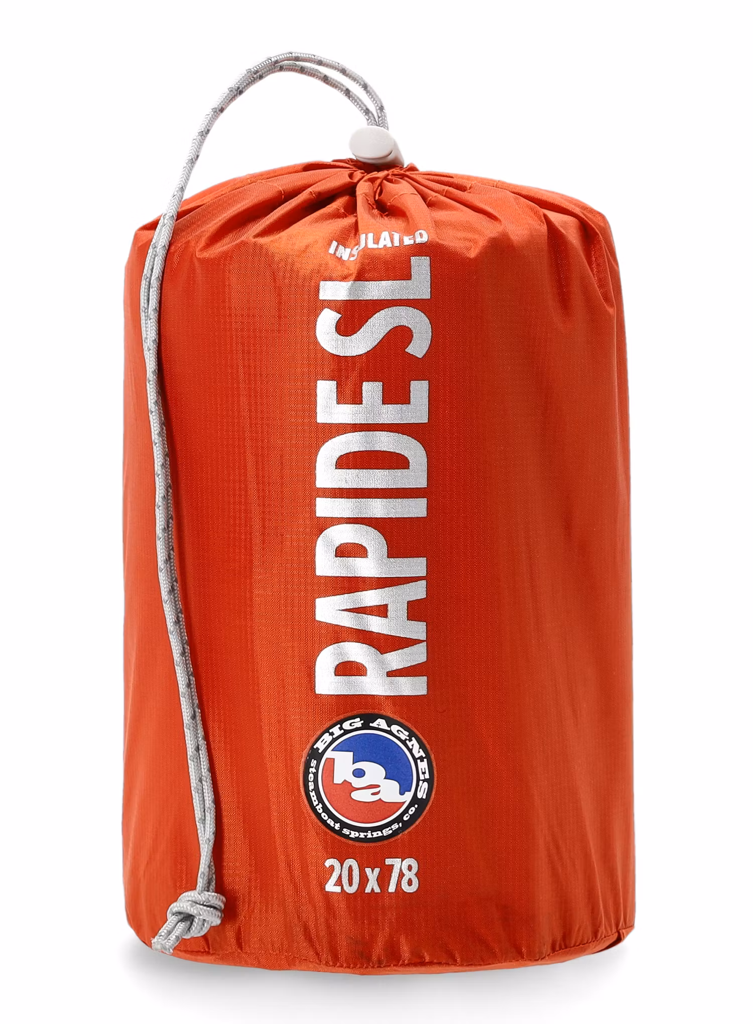 Isomatte Big Agnes Rapide Sl Insulated 20X78 Long - orange
