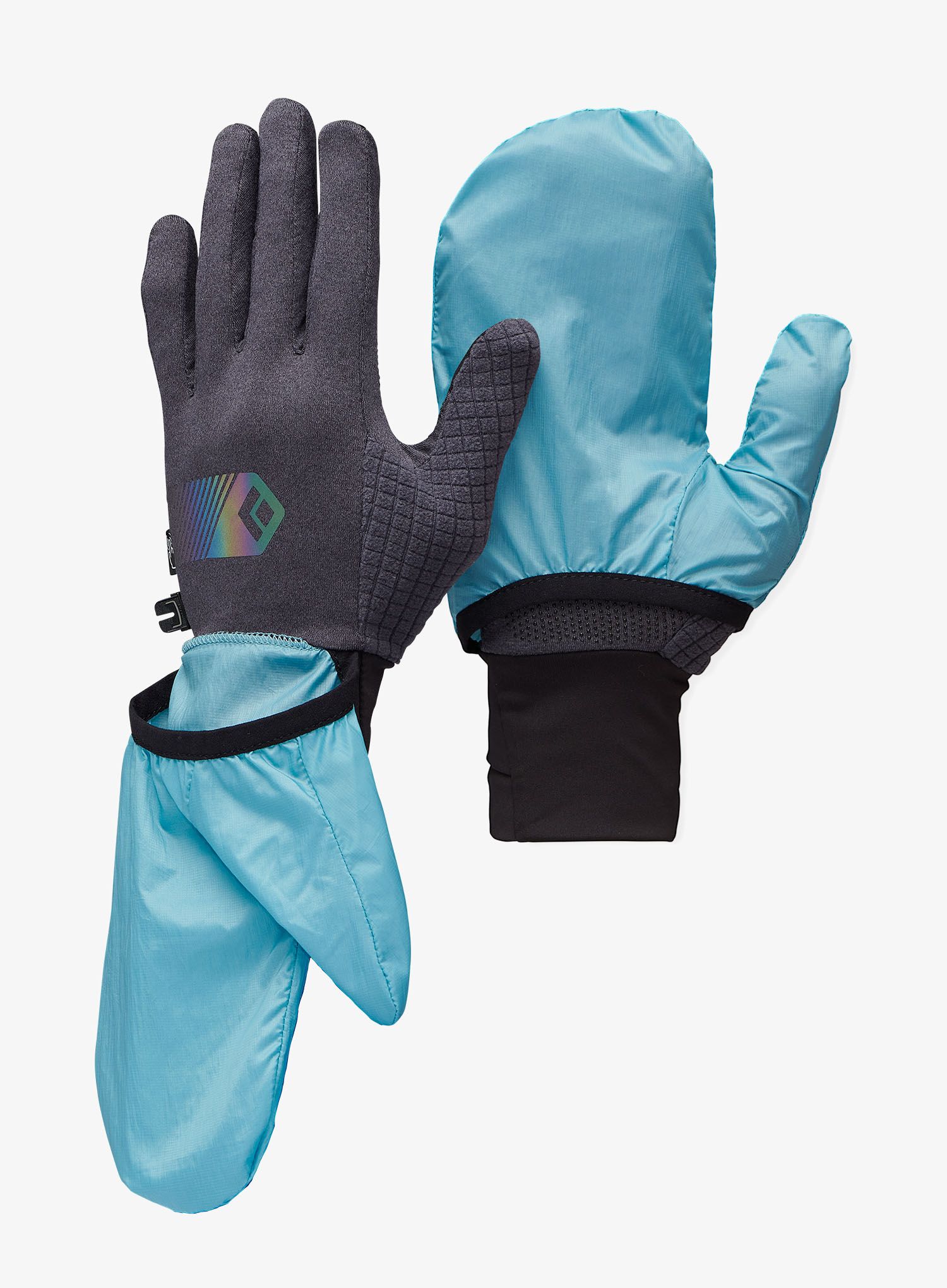 Handschuhe Black Diamond Deploy Wind Hood Gloves - carbon/glacier