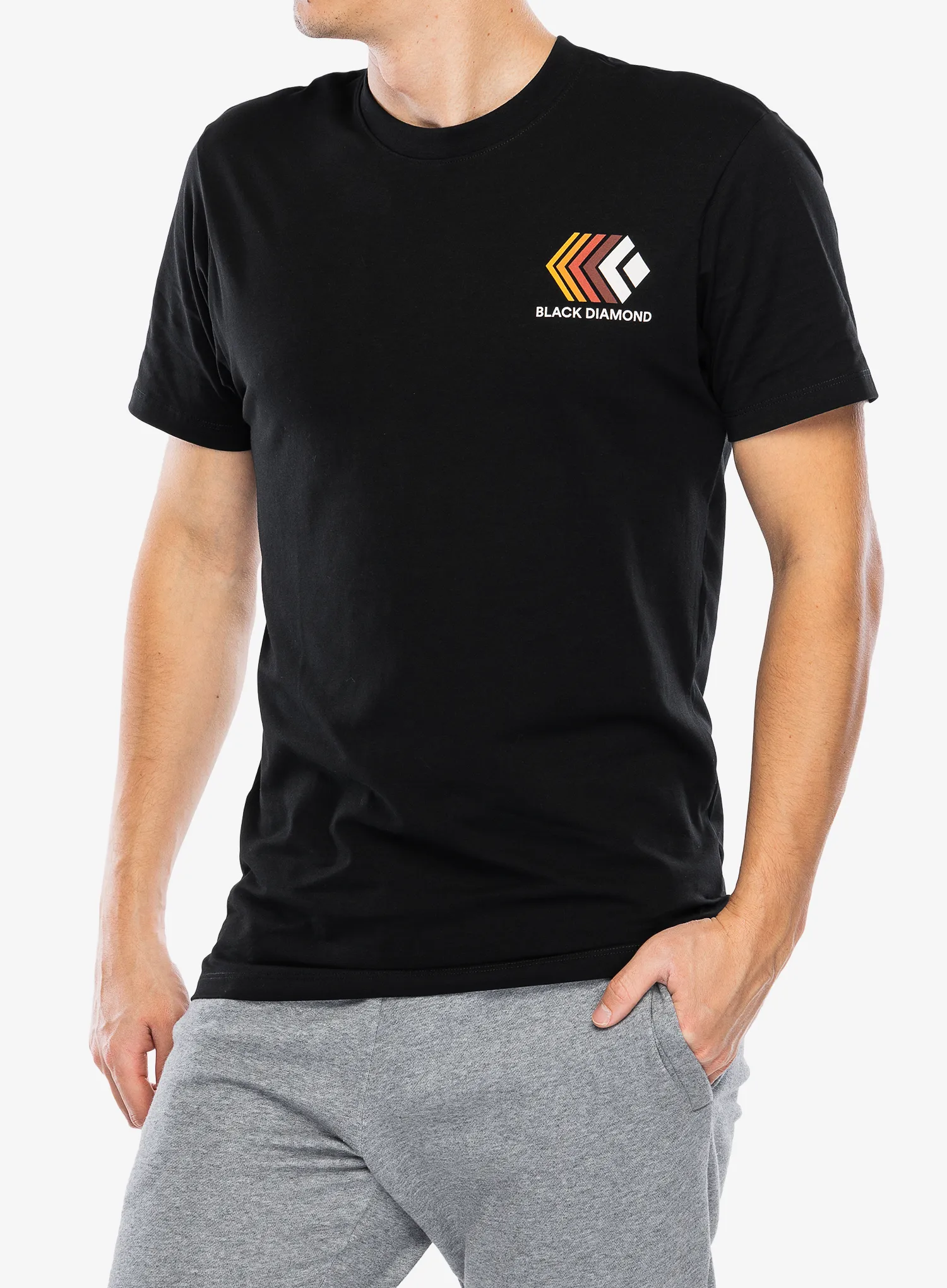 Baumwolle T-Shirt Black Diamond Faded SS Tee - black
