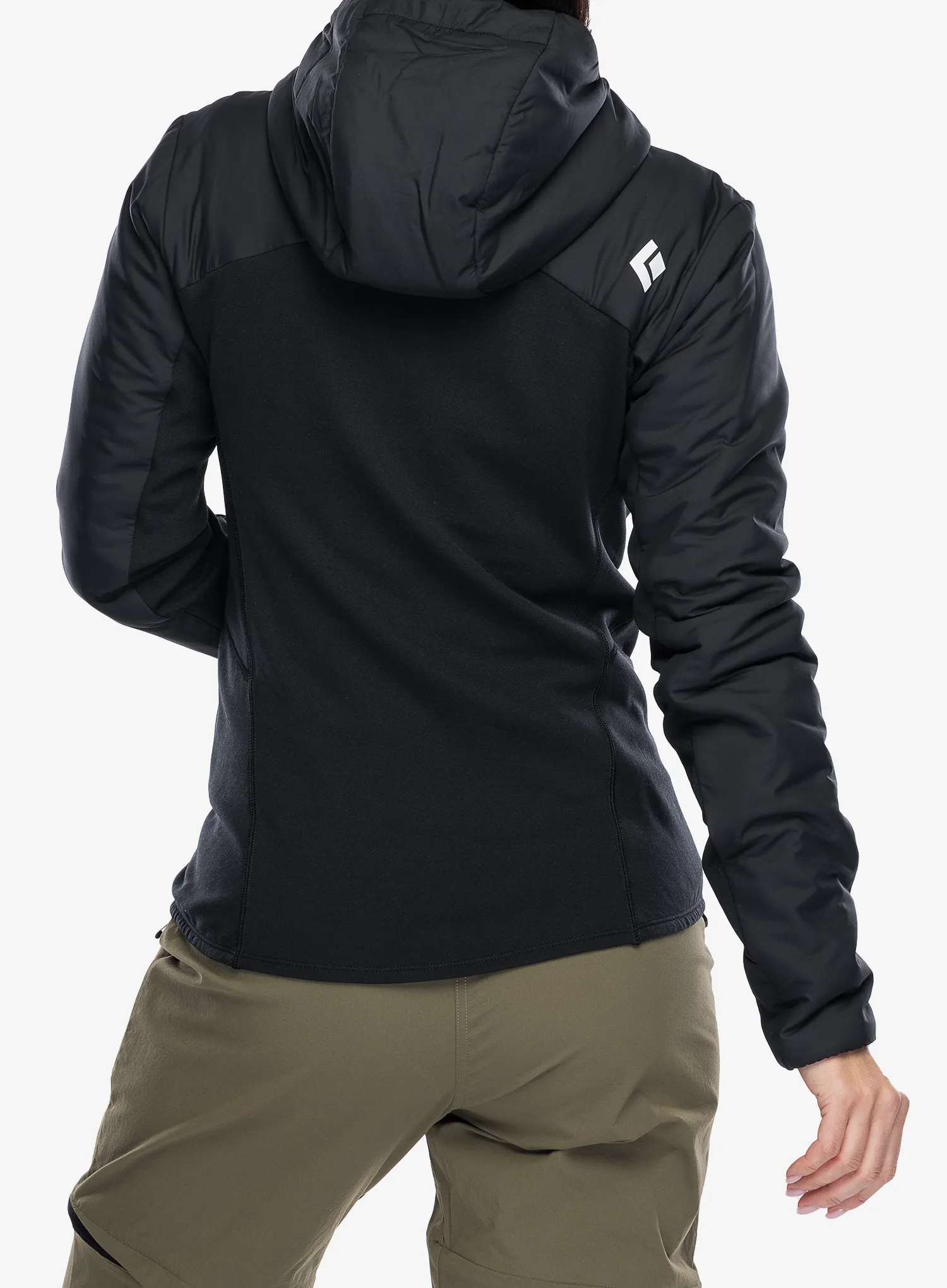 Thermojacke Damen Black Diamond First Light Hybrid Hoody - blck