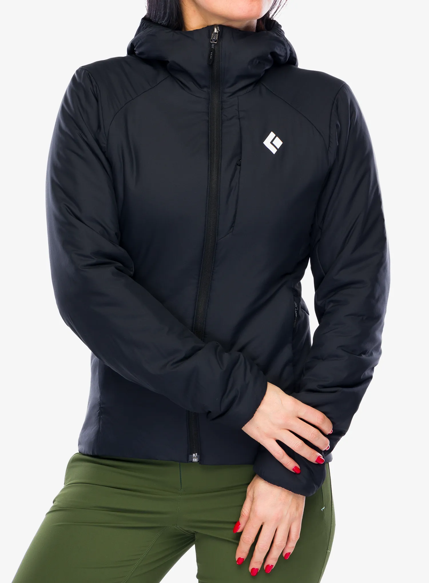 Thermojacke Damen Black Diamond First Light Stretch Hoody - blck