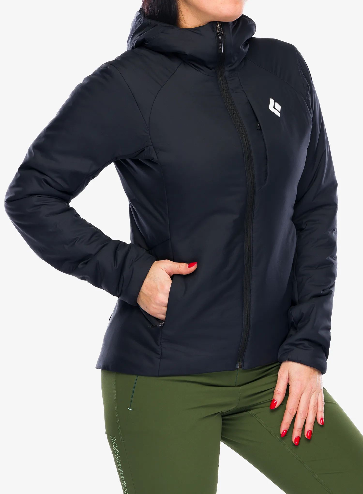 Thermojacke Damen Black Diamond First Light Stretch Hoody - blck
