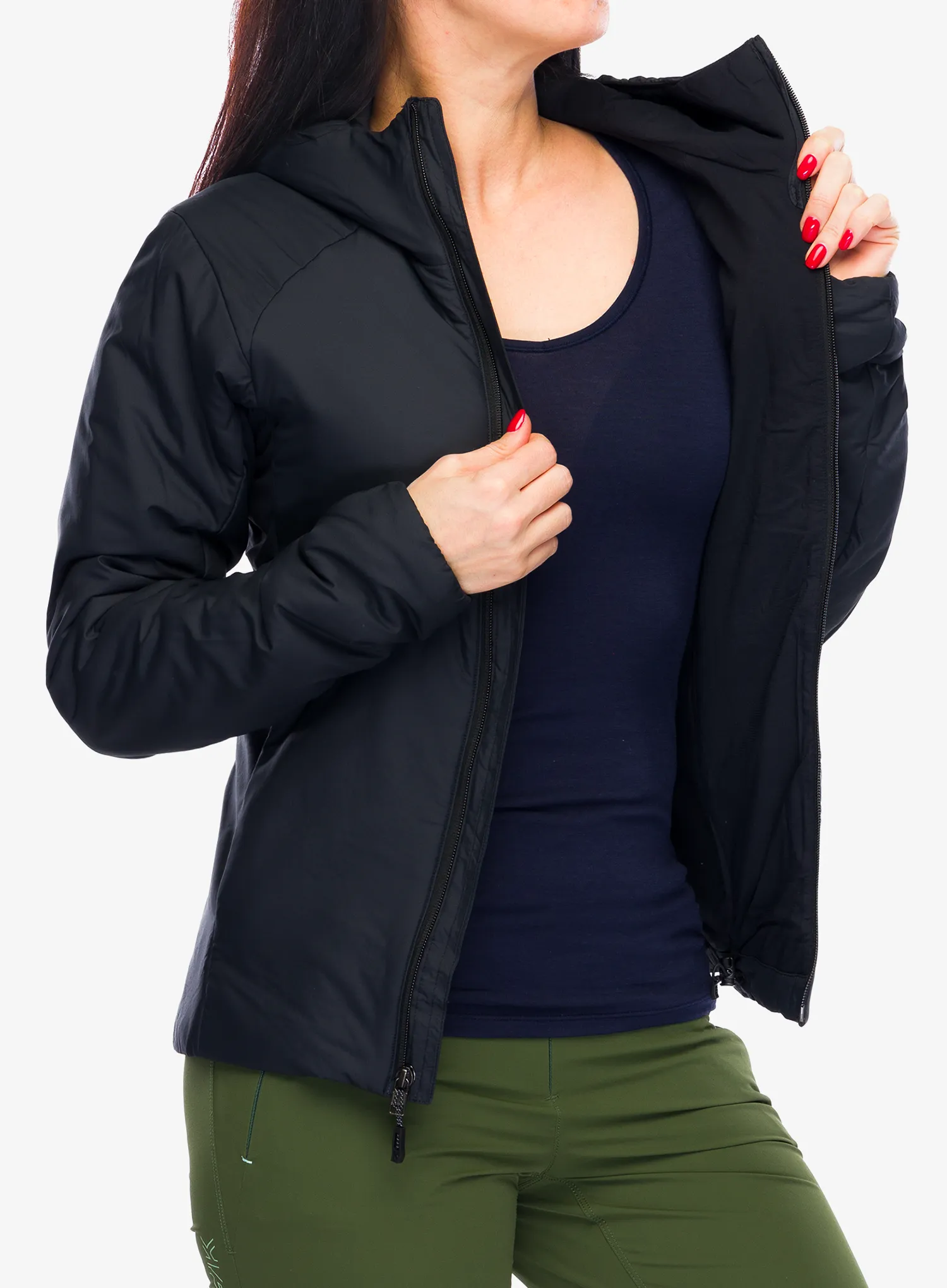Thermojacke Damen Black Diamond First Light Stretch Hoody - blck
