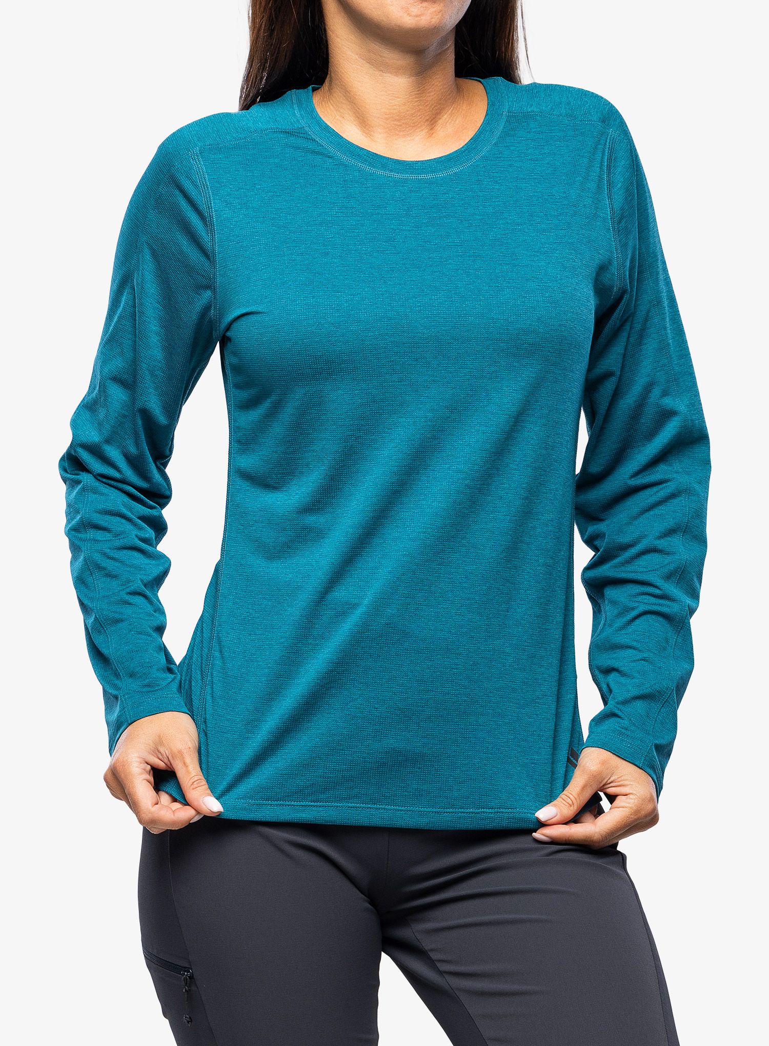 Pullover Damen Black Diamond Lightwire L/S Tee - dark caribbean