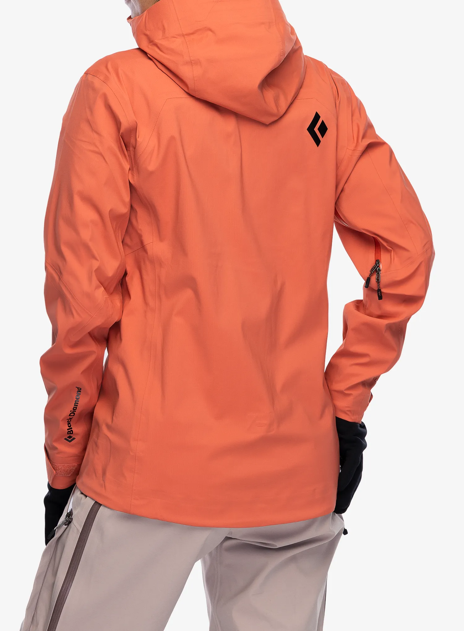 Regenjacke Damen Black Diamond Recon LT Shell - baja sunrise