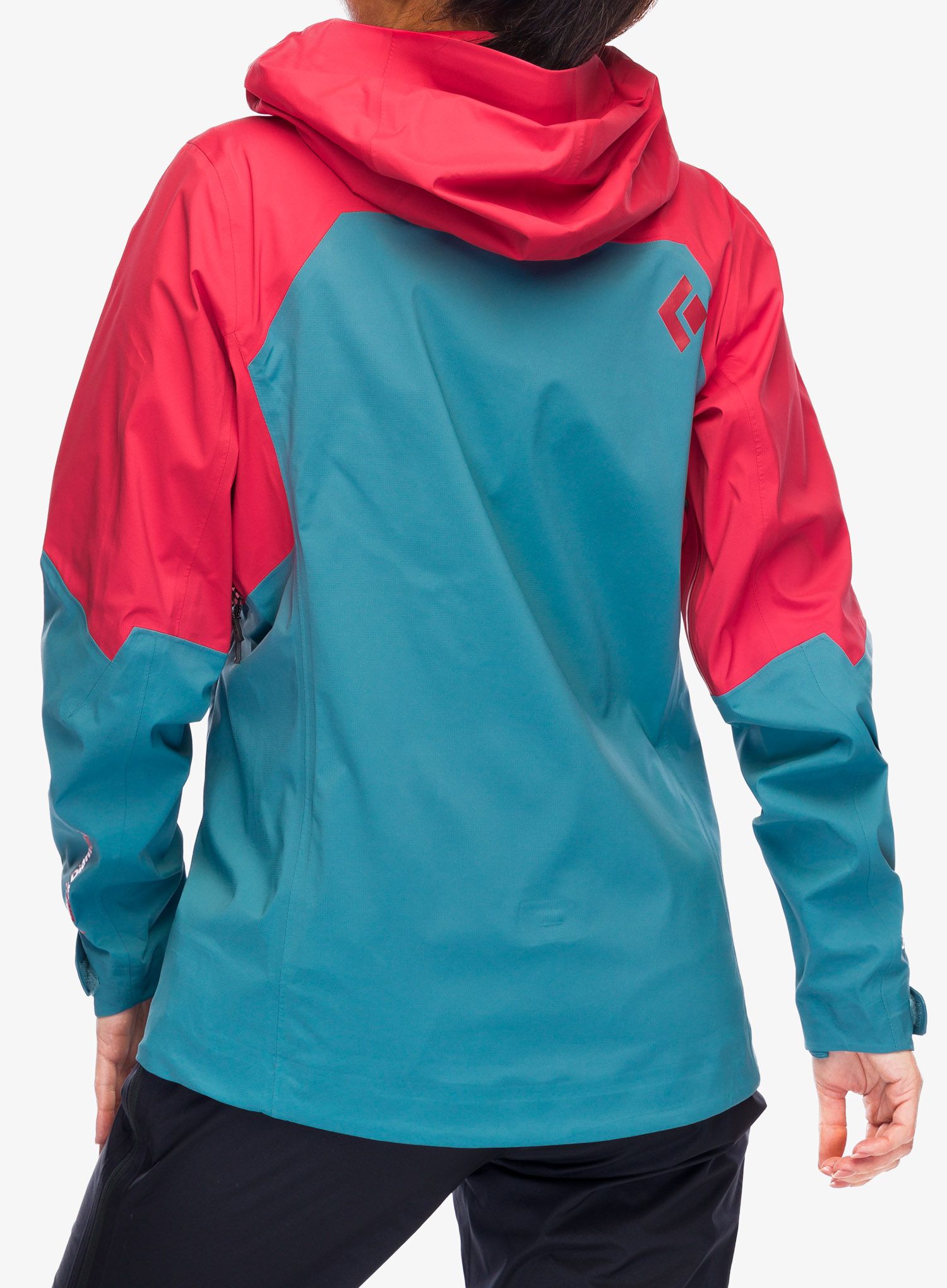 Jacke Damen Black Diamond Recon LT Shell - coral red/creek blue