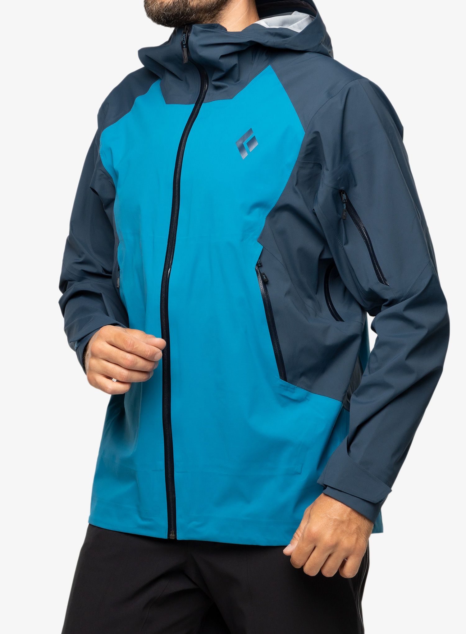 Skijacke Black Diamond Recon LT Stretch Shell - kingfisher/indigo